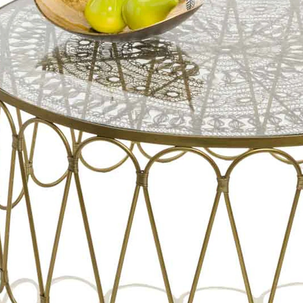 Gold And Bronze Metal Oblong Tray By Homeroots - Image 6