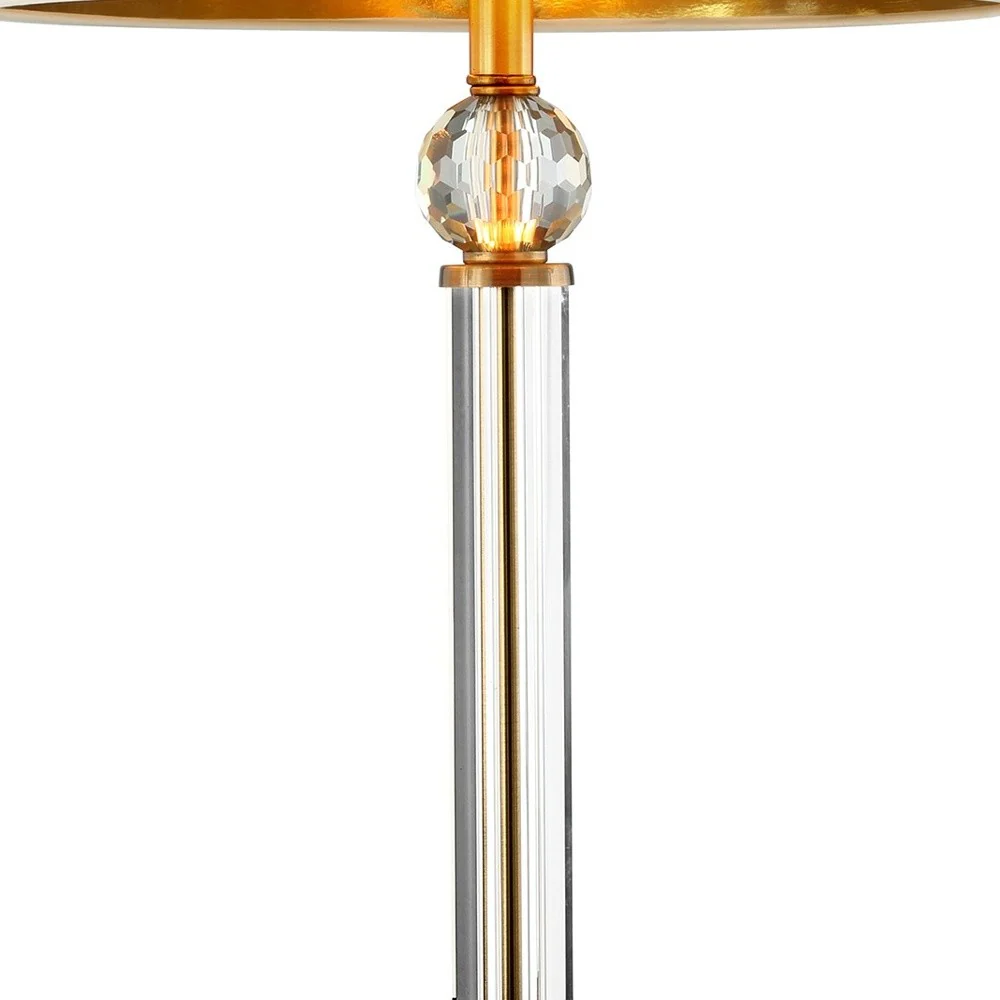 Gold Crystal Accent Desk Lamp By Homeroots - Image 5