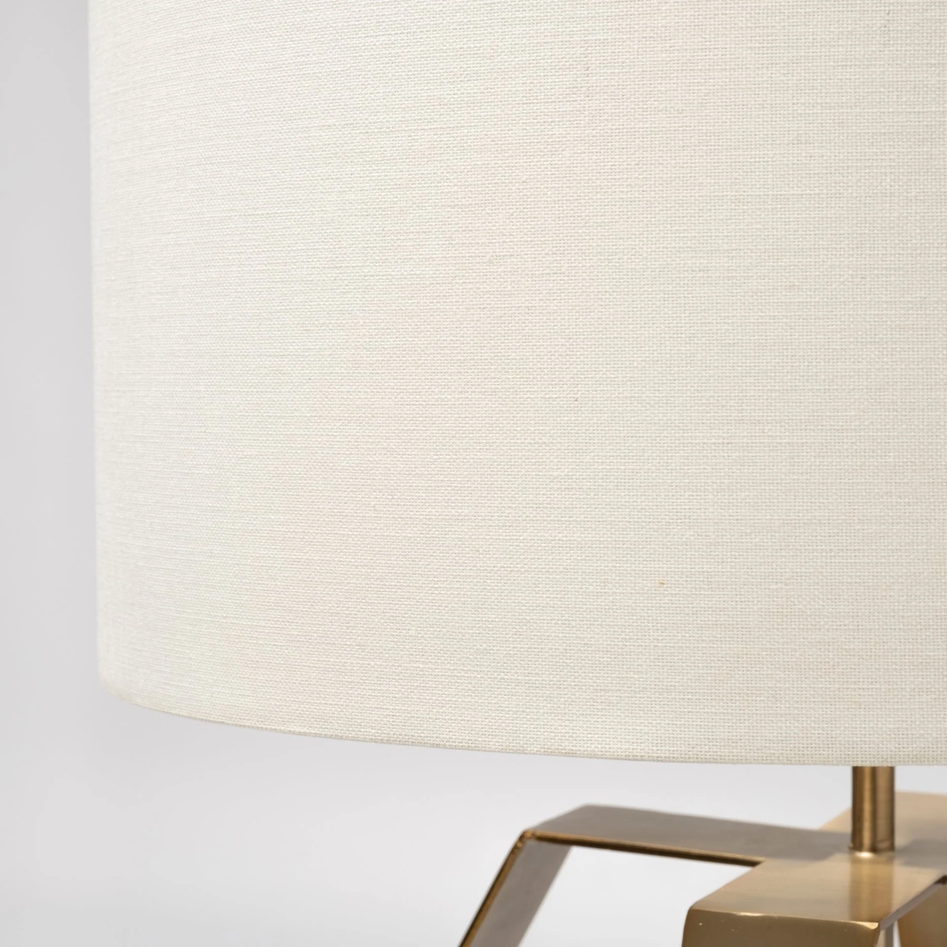 Gold Geometric Design Table Lamp By Homeroots - Image 4