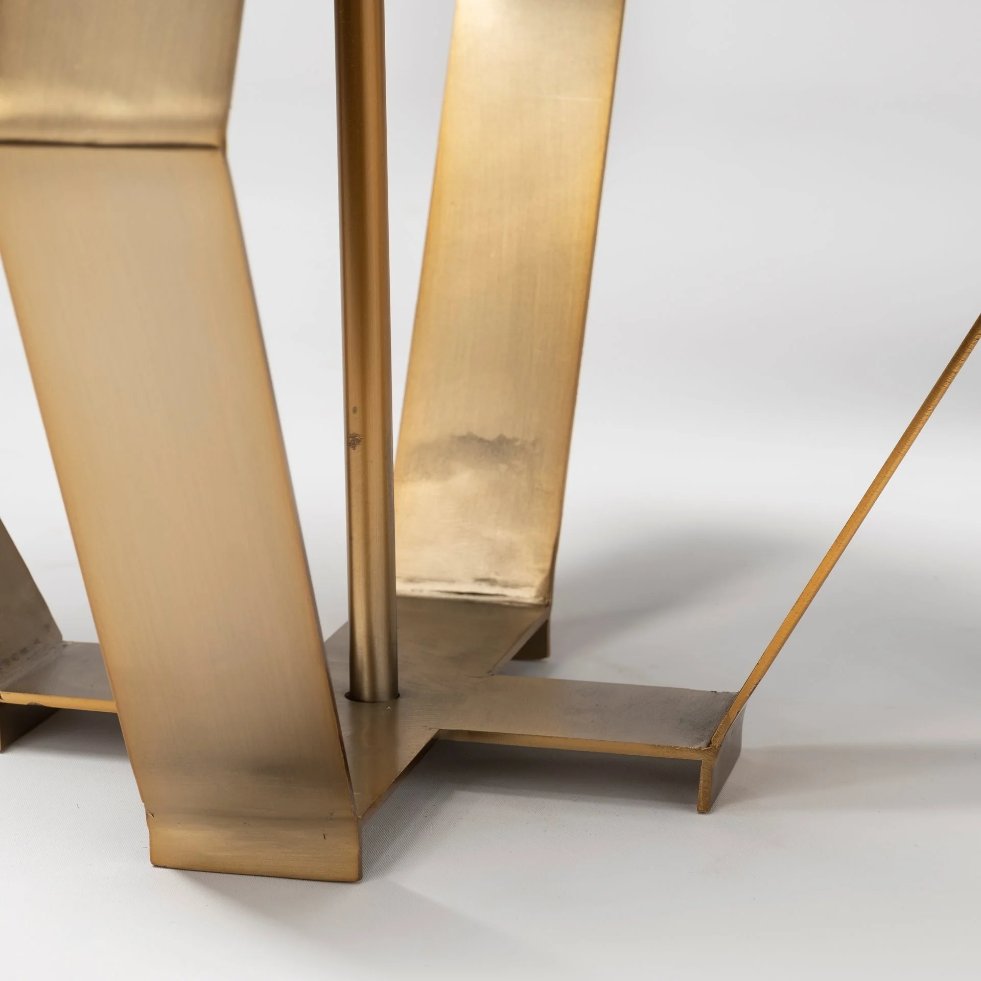 Gold Geometric Design Table Lamp By Homeroots - Image 6