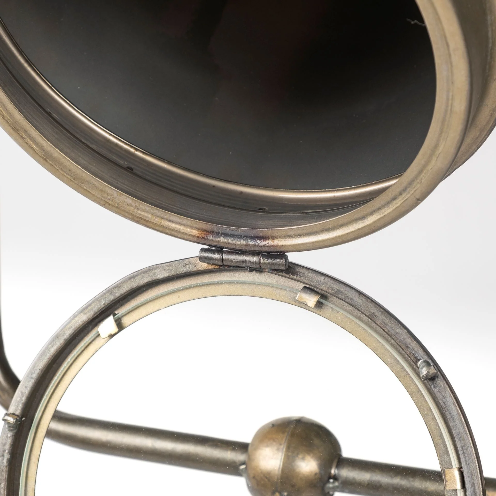 Gold LED Floor Lamp With Gold Metal Shade By Homeroots - Image 7