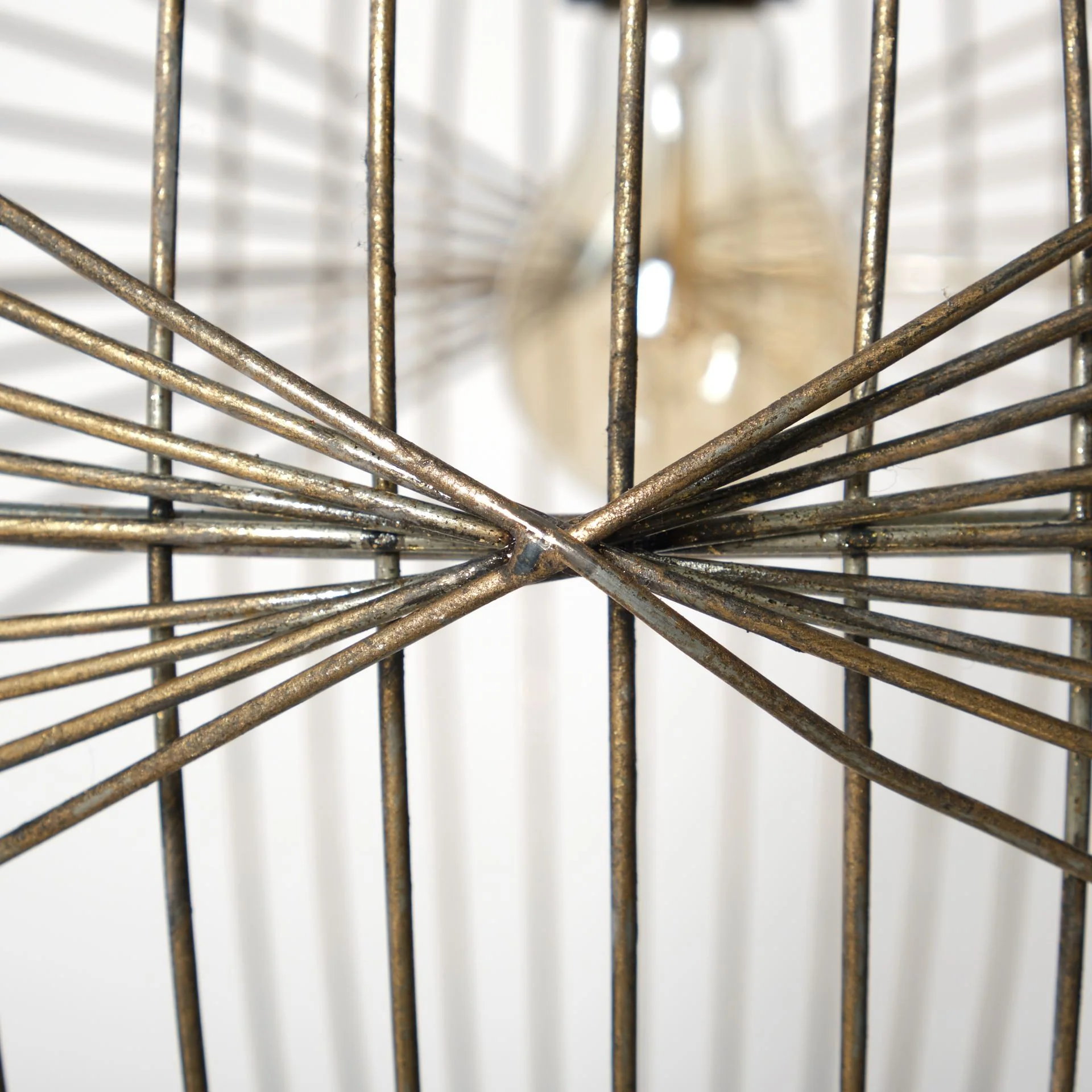 Gold Metal Globe Hanging Light By Homeroots - Image 6