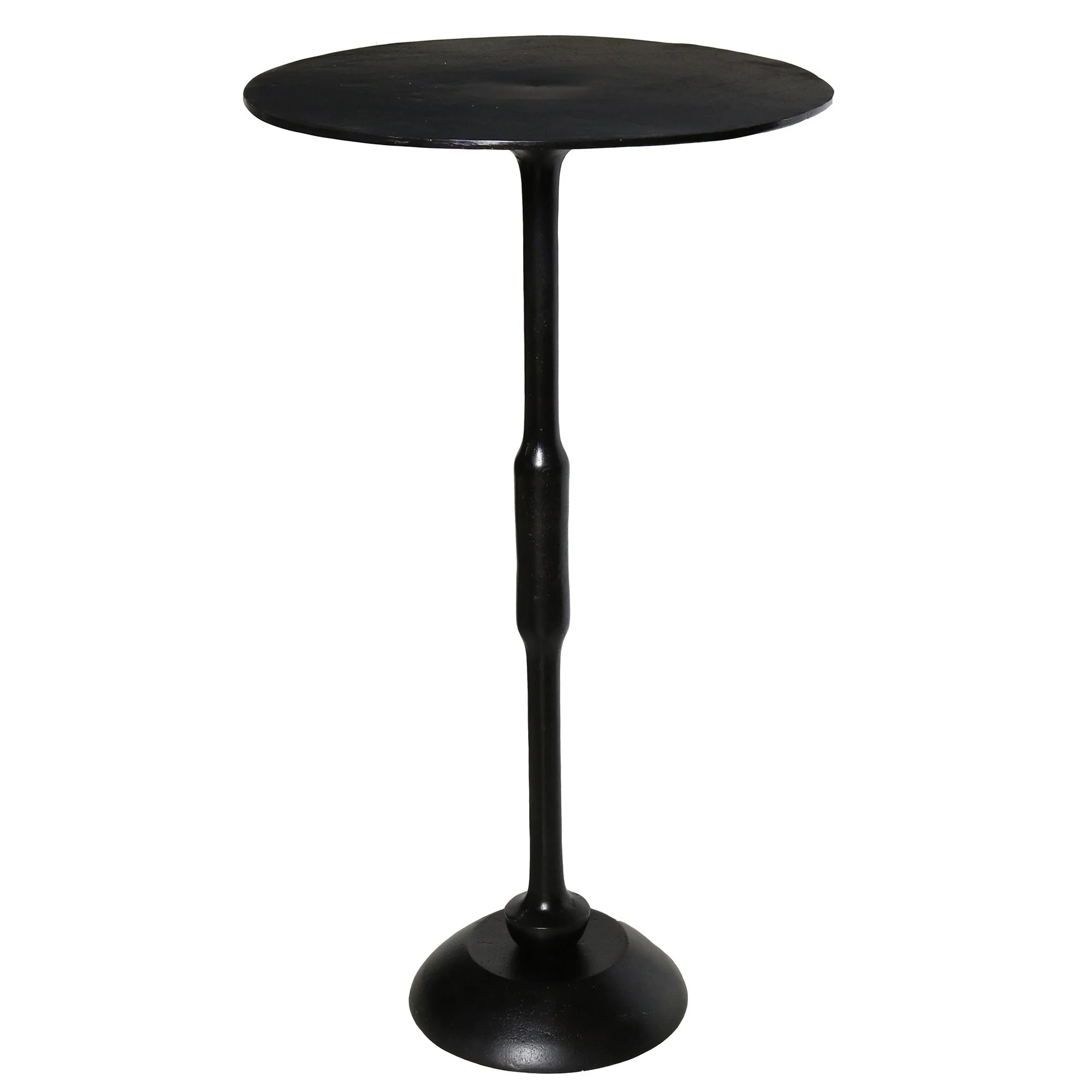 Gold Metal Side Table By Homeroots - Image 3