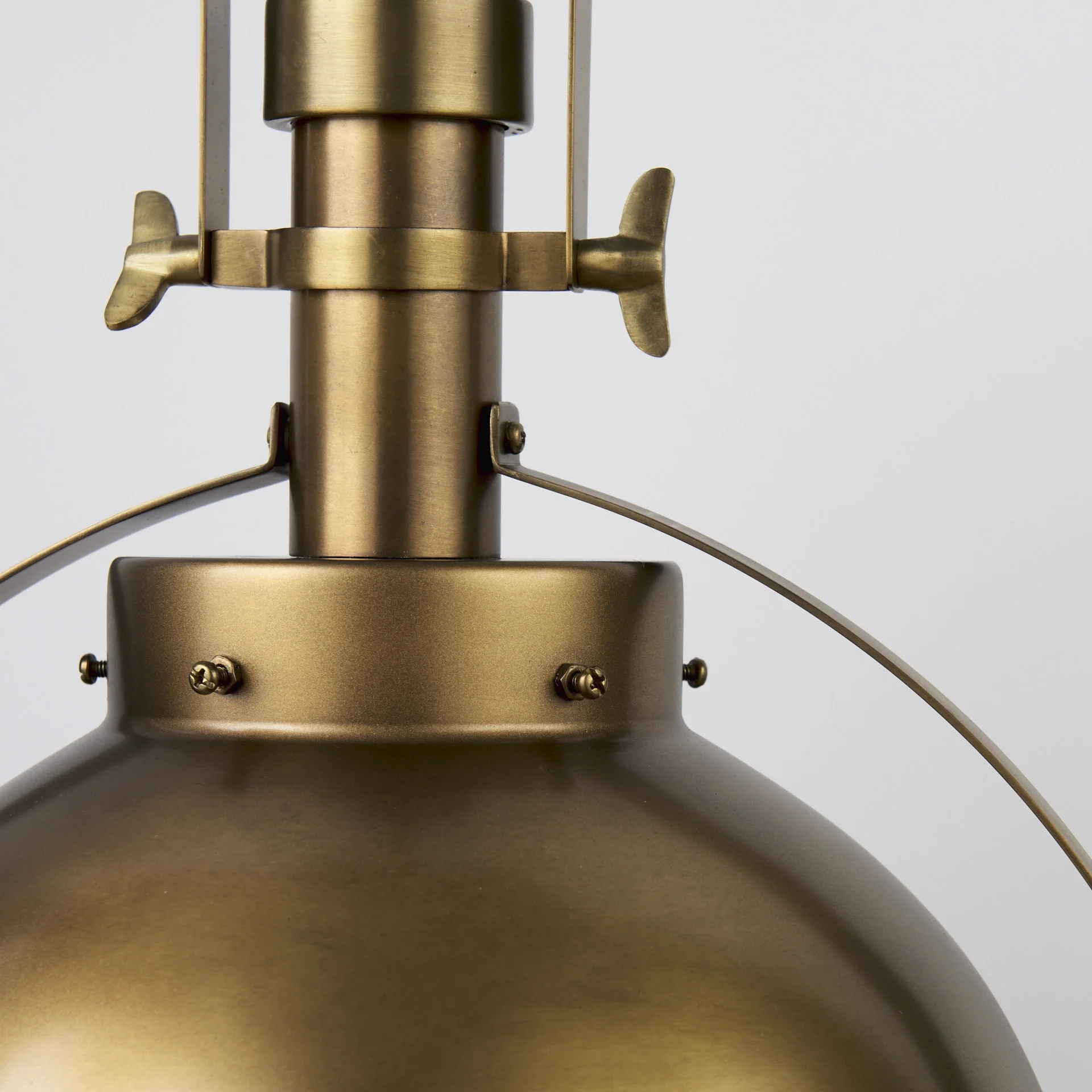 Gold Metal Sphere Pendant Hanging Light By Homeroots - Image 6