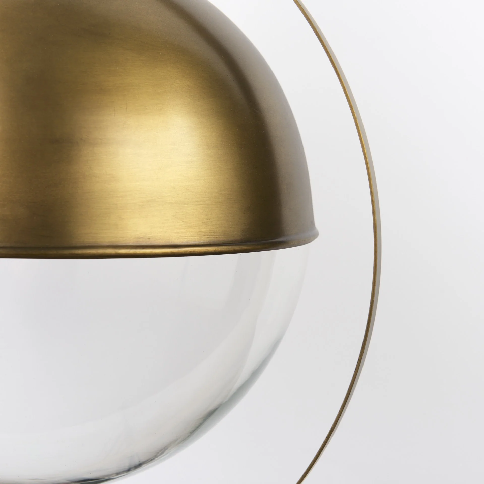 Gold Metal Sphere Pendant Hanging Light By Homeroots - Image 7