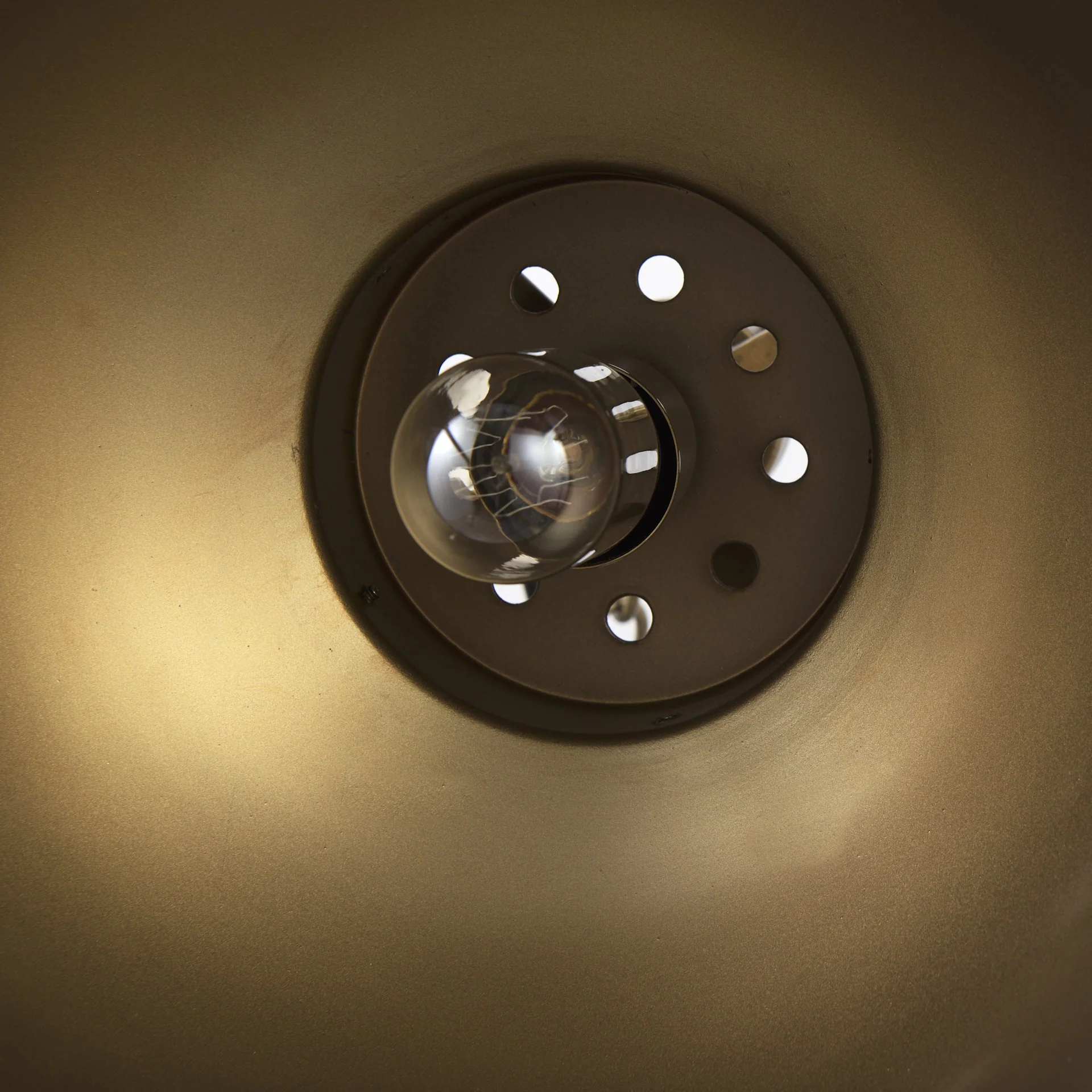 Gold Metal Sphere Pendant Hanging Light By Homeroots - Image 8