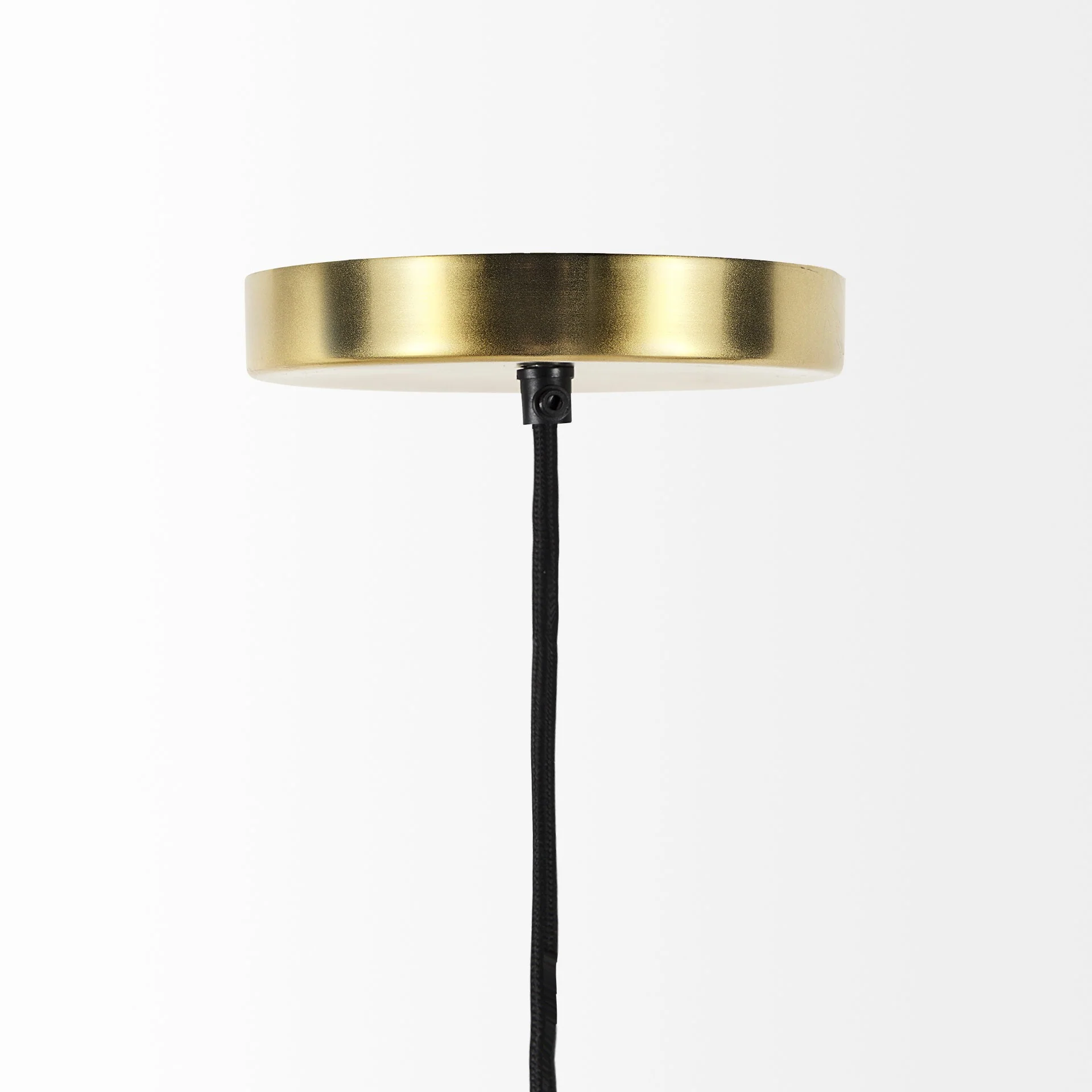 Gold Metal Wire Mesh Hanging Pendant Light By Homeroots - Image 3