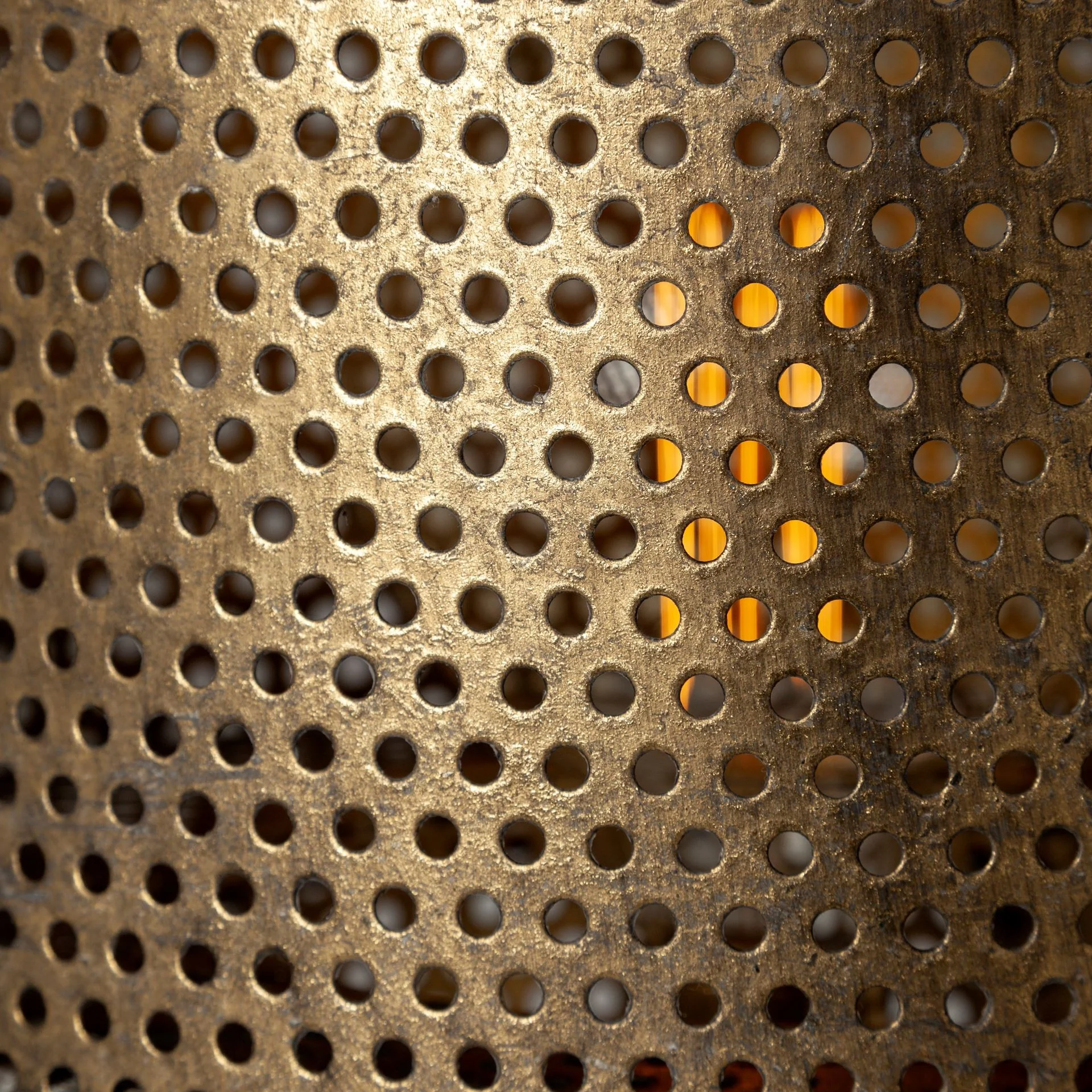 Gold Textured Tripod Floor Lamp By Homeroots - Image 4