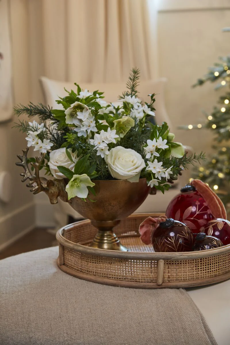 Golden Buck Bowl 16"x 9.25"x 11" By Accent Decor - Image 3