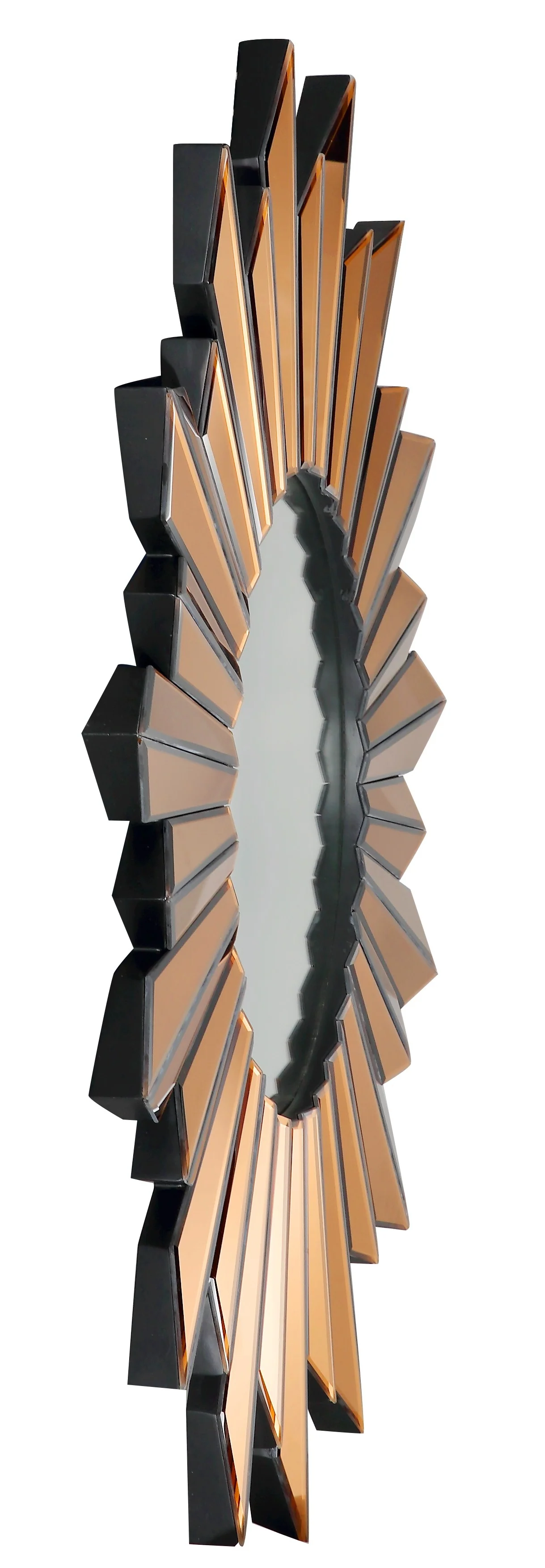 Golden Sun Accent Mirror By Homeroots - Image 5
