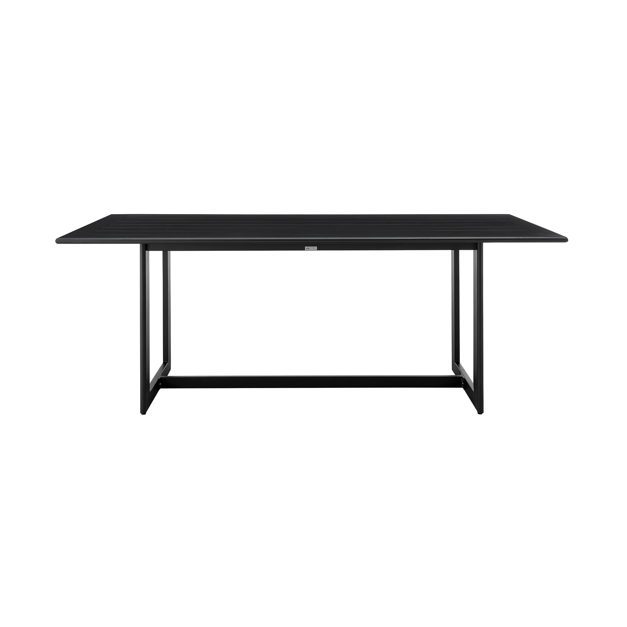 Grand Outdoor Patio Dining Table in Aluminum By Armen Living - Image 2