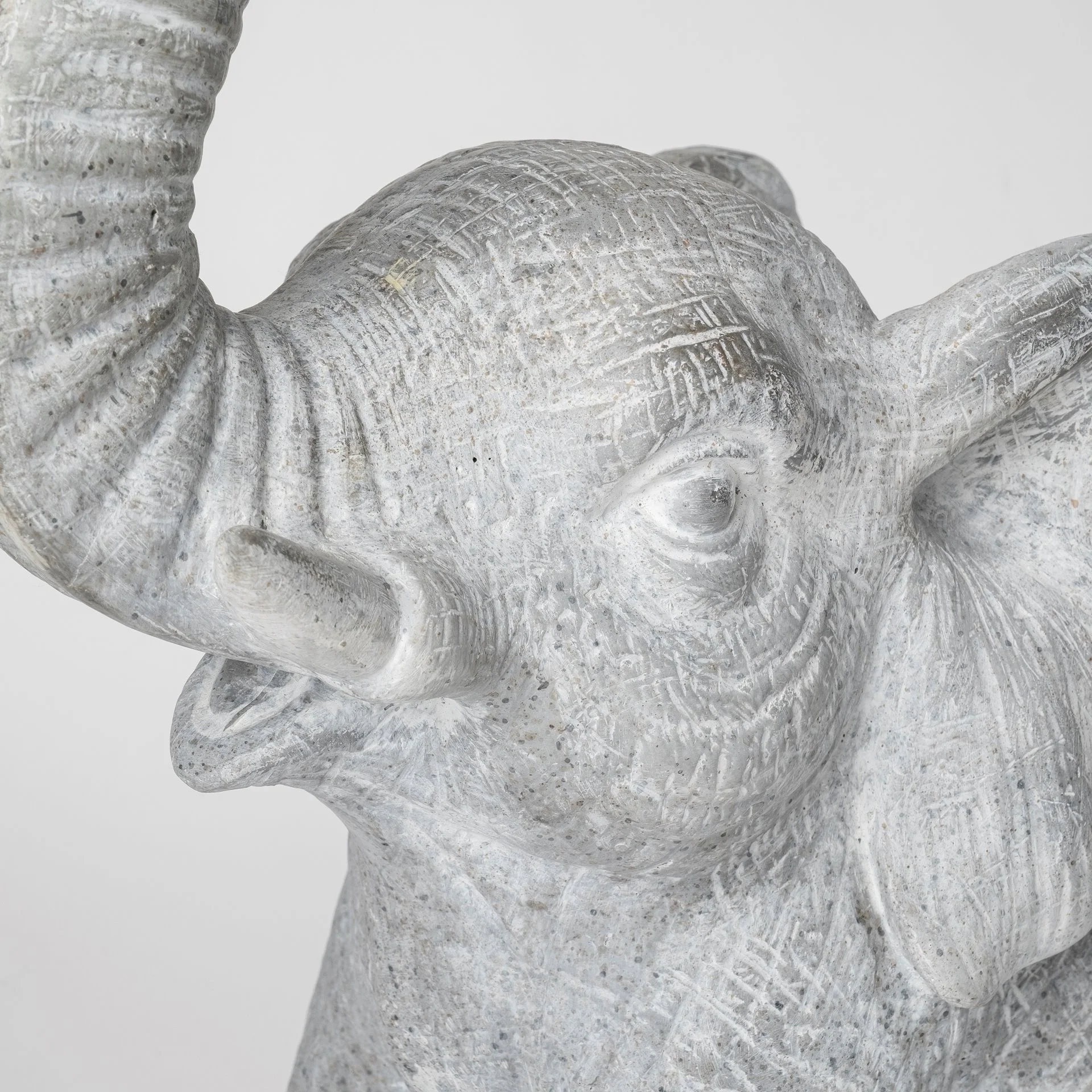 Graphite Resin Elephant Table Lamp By Homeroots - Image 6