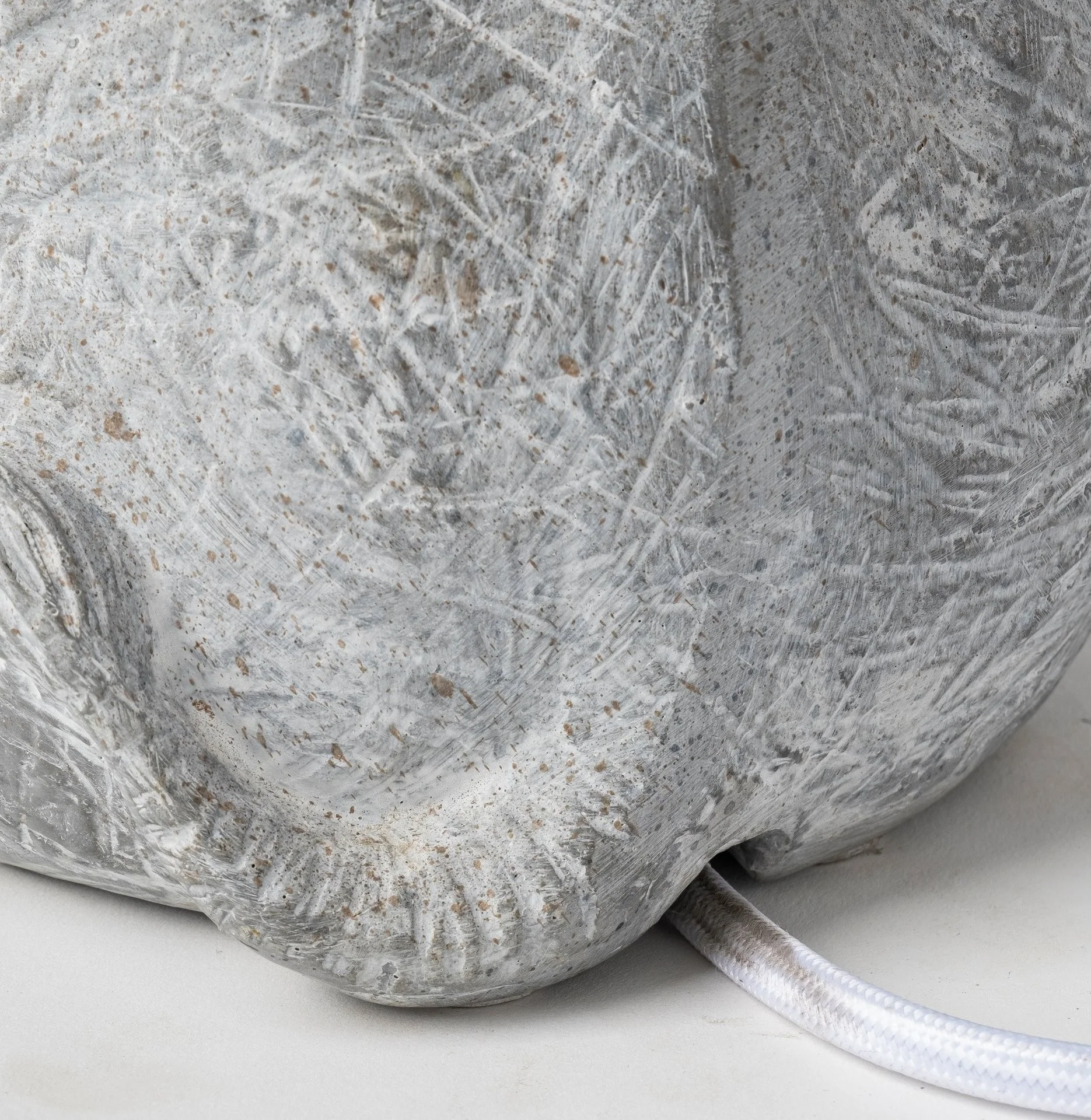 Graphite Resin Elephant Table Lamp By Homeroots - Image 8
