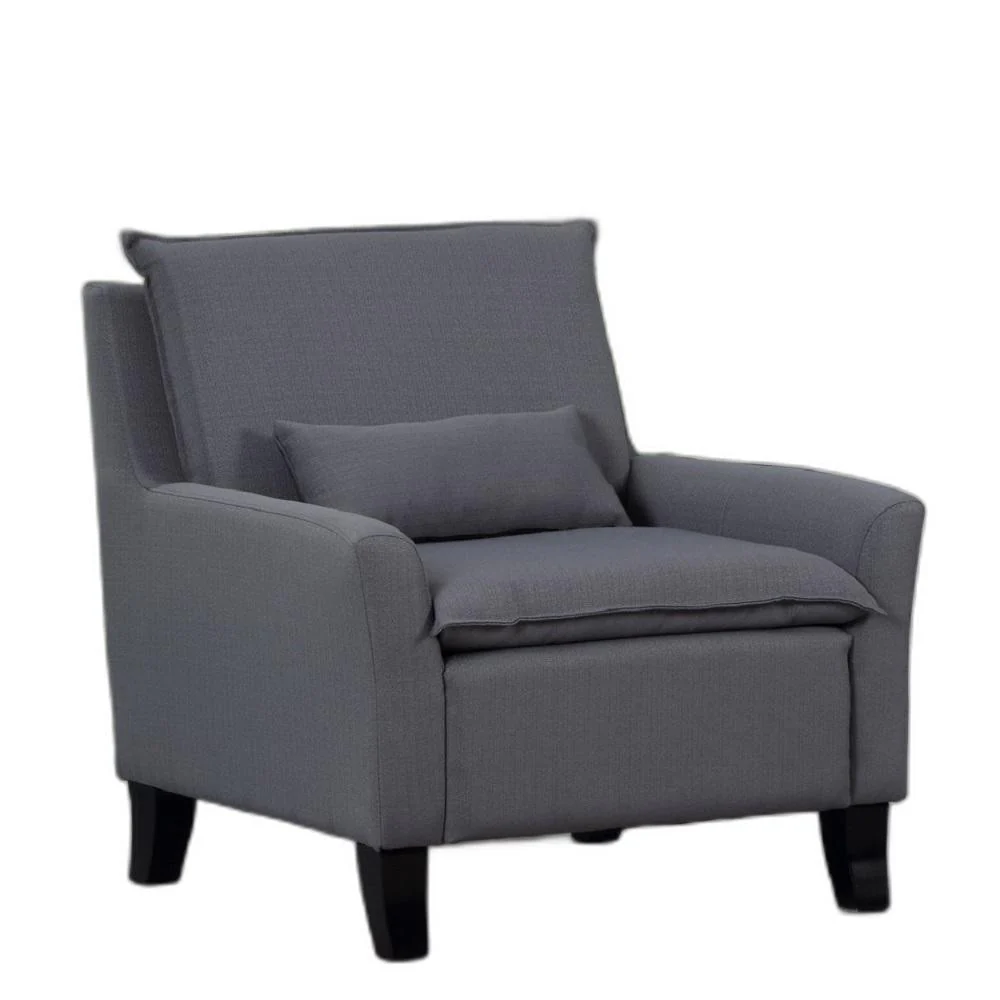 Gray Accent Chair By Homeroots - Image 5