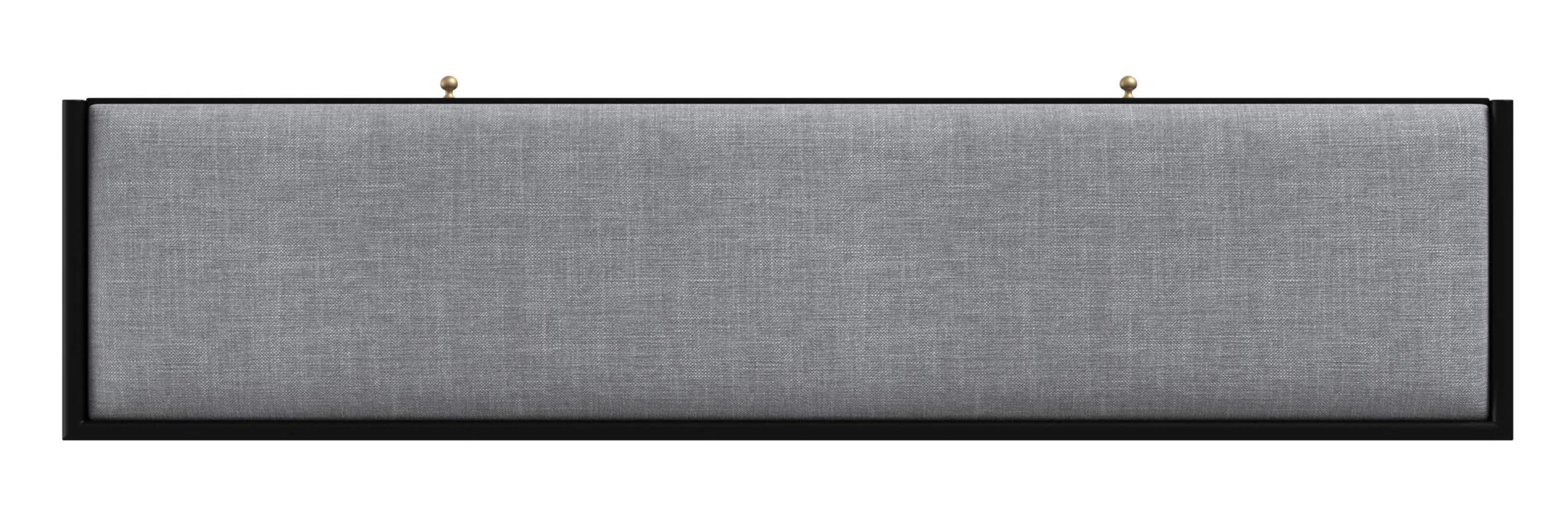 Gray and Black Fabric Upholstered Storage Bench with Drawers By Homeroots - Image 6