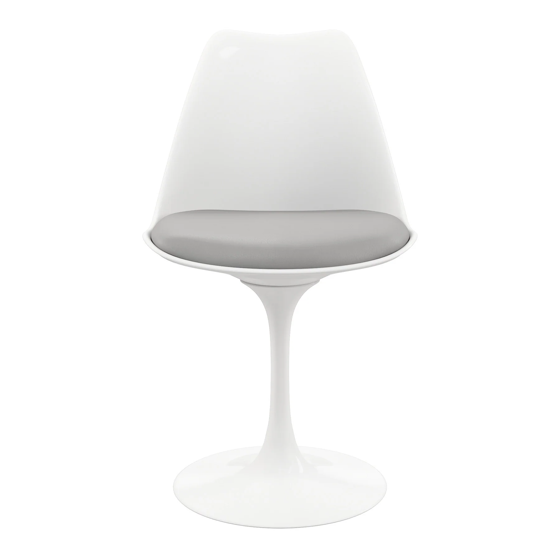 Gray And White Dining Side Chair By Homeroots - Image 2