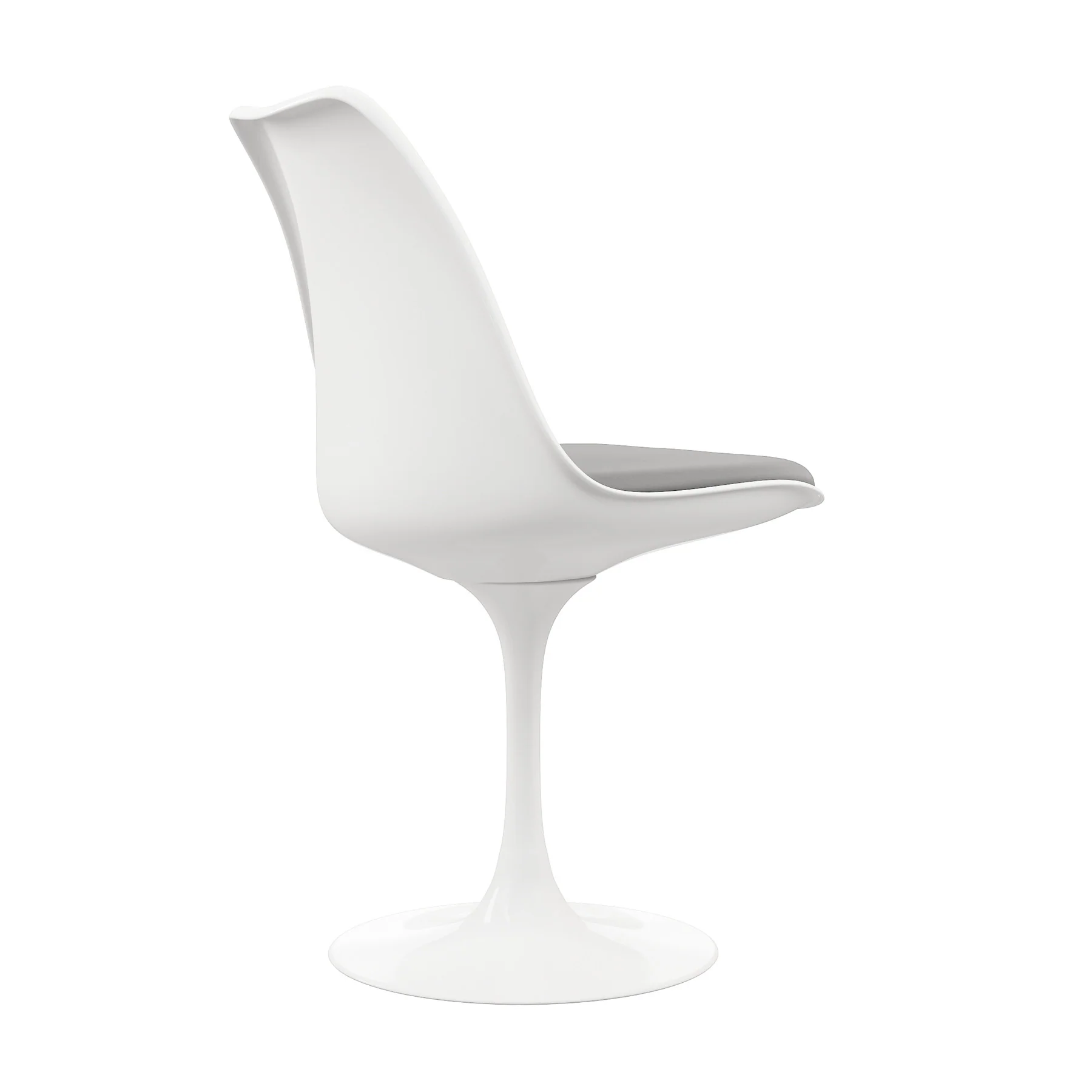 Gray And White Dining Side Chair By Homeroots - Image 5