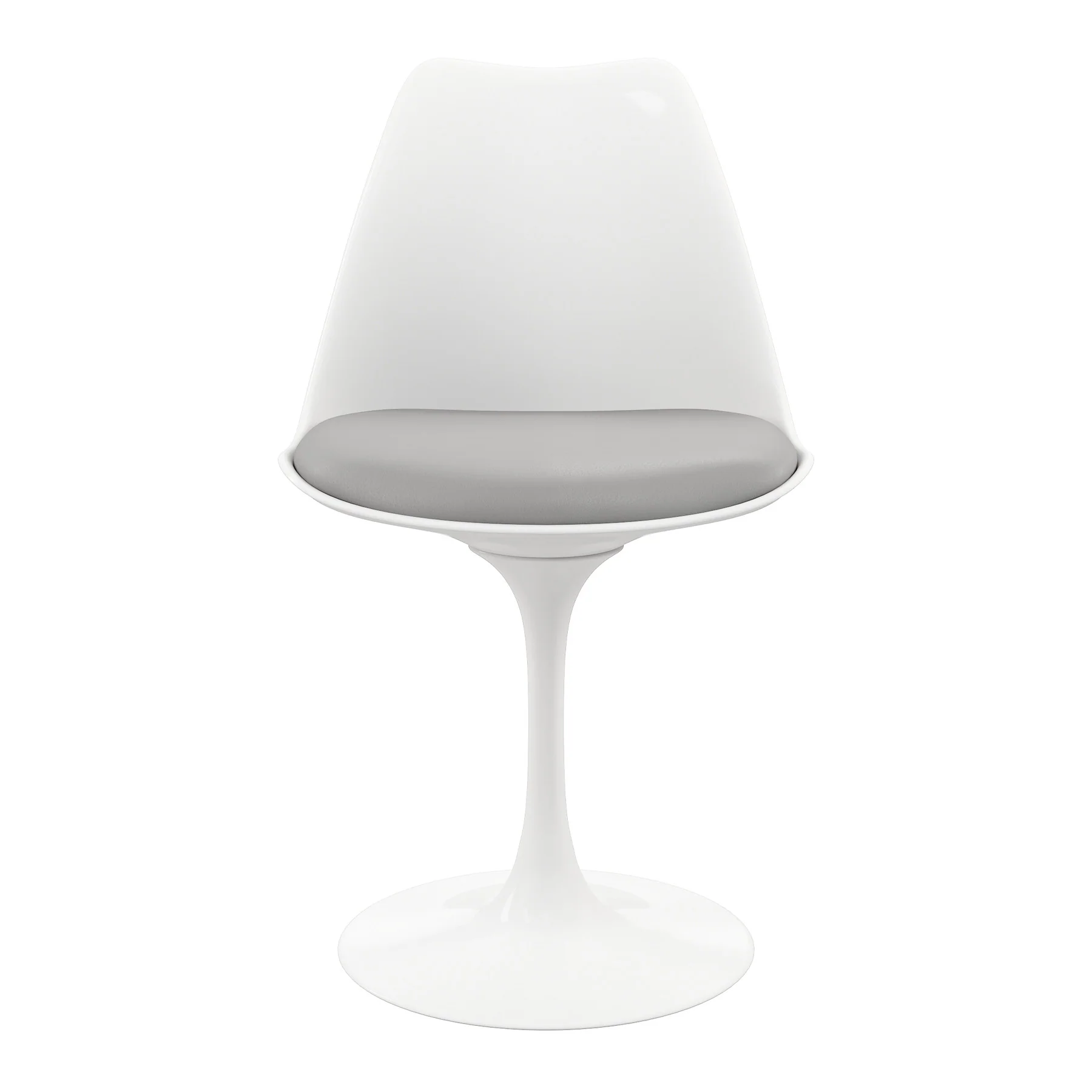 Gray And White Dining Side Chair By Homeroots - Image 6