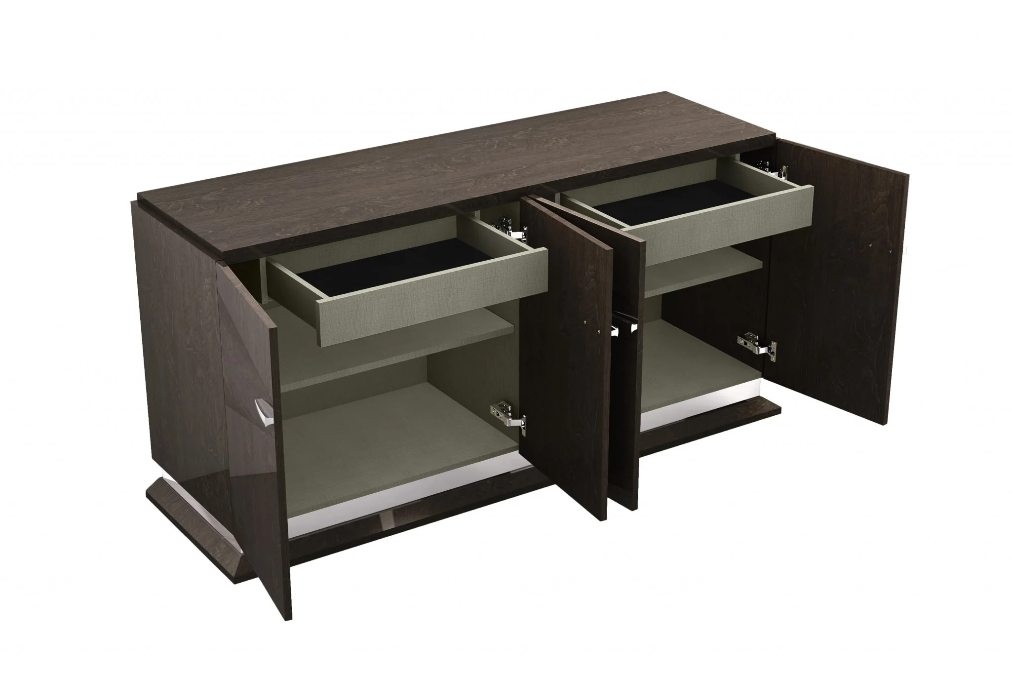 Gray Buffet By Homeroots - 366369 - Image 2