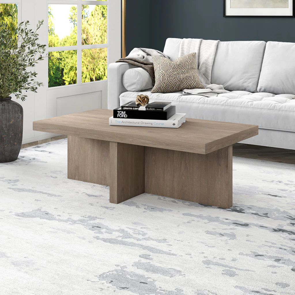 Gray Coffee Table By Homeroots - Image 5