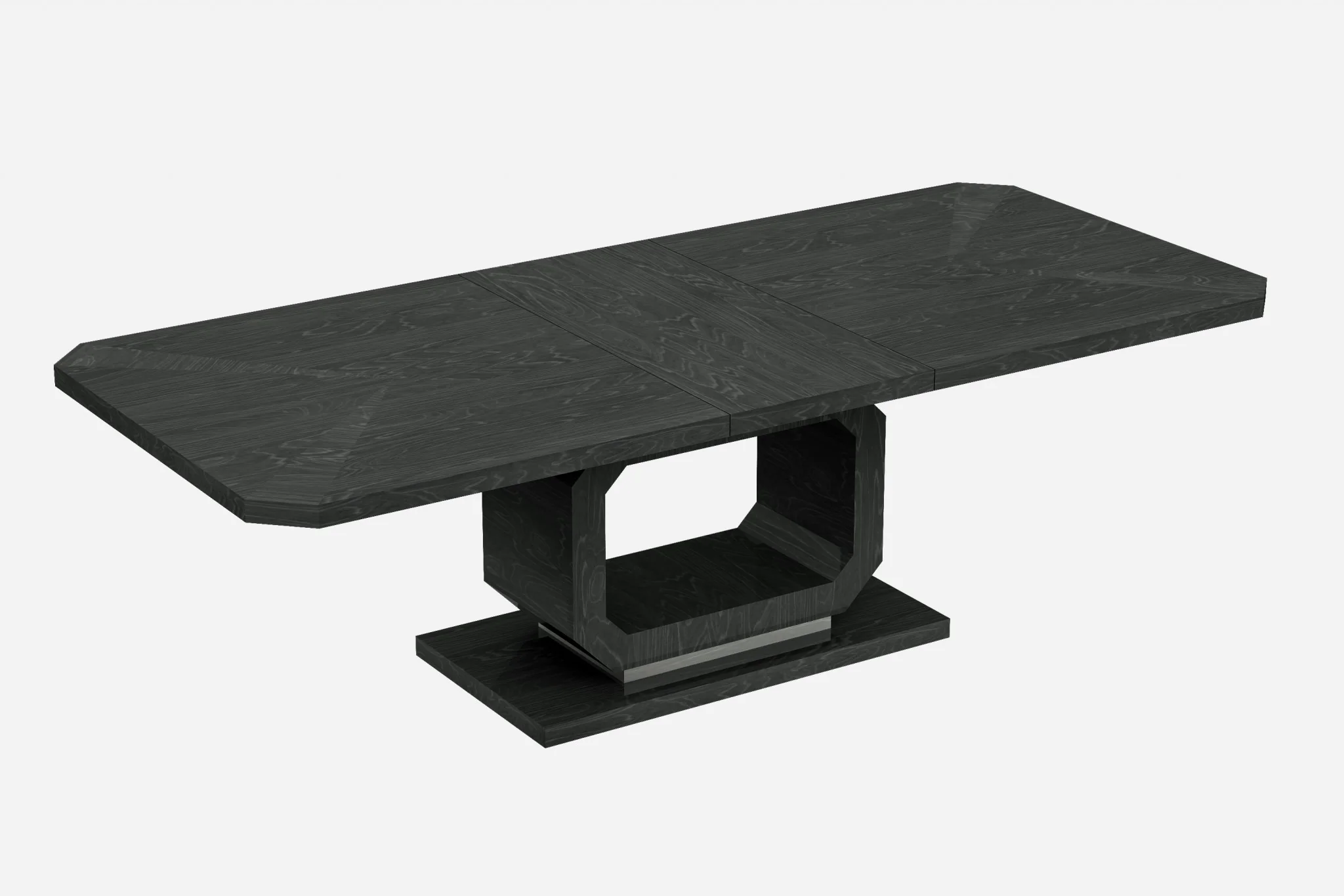 Gray Dining Table By Homeroots - 370717 - Image 2
