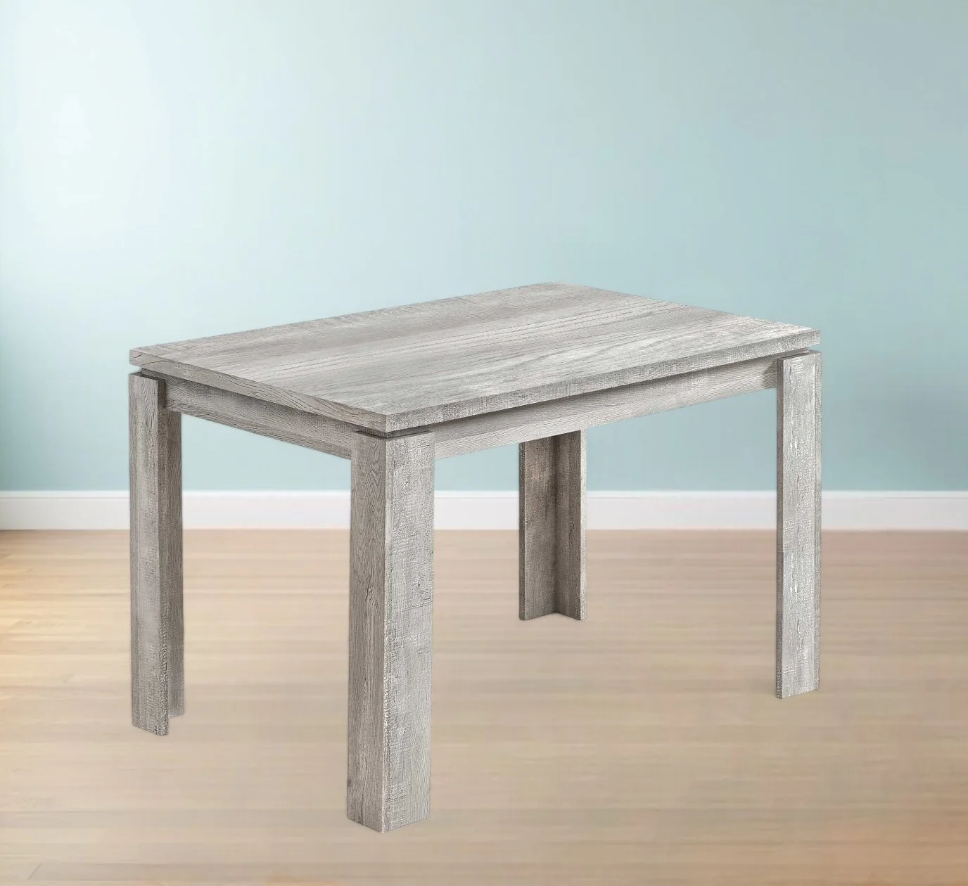 Gray Dining Table By Homeroots - Image 5