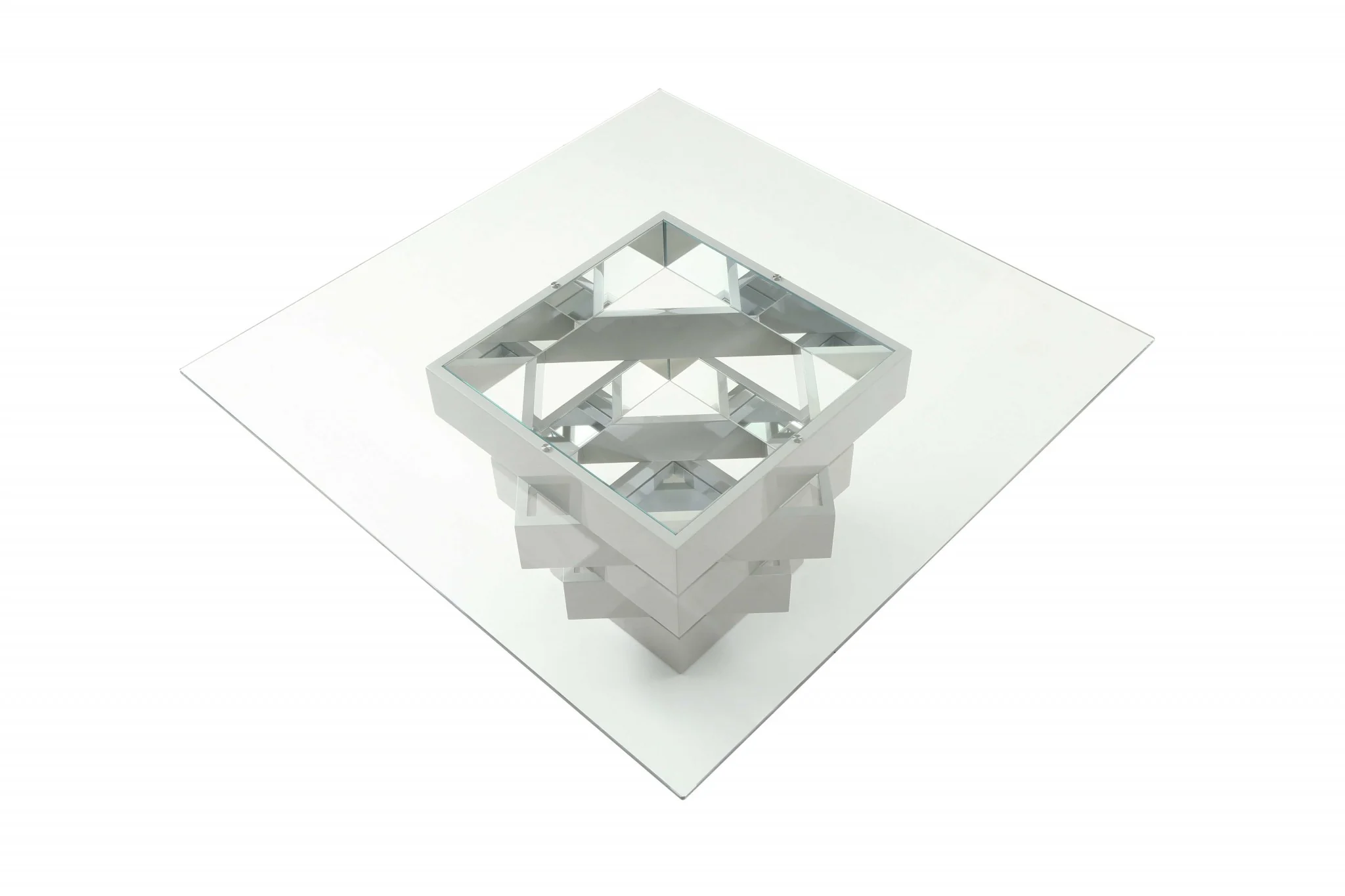 Gray Glass Dining Table By Homeroots - Image 3