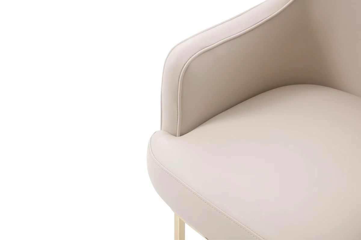 Gray Gold Modern Dining Chair By Homeroots - 472167 - Image 6