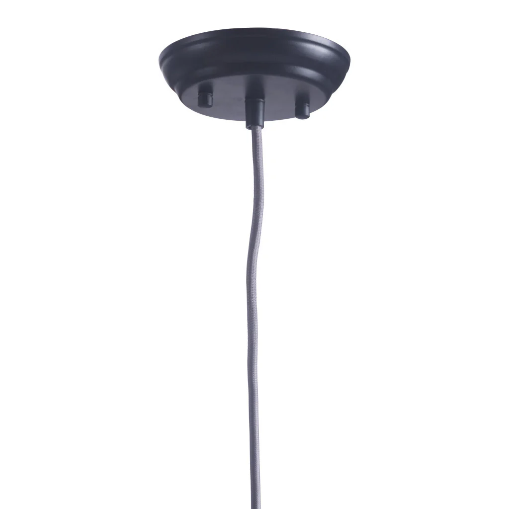 Gray Lantern Metal Dimmable Ceiling Light With Shades By Homeroots - Image 3