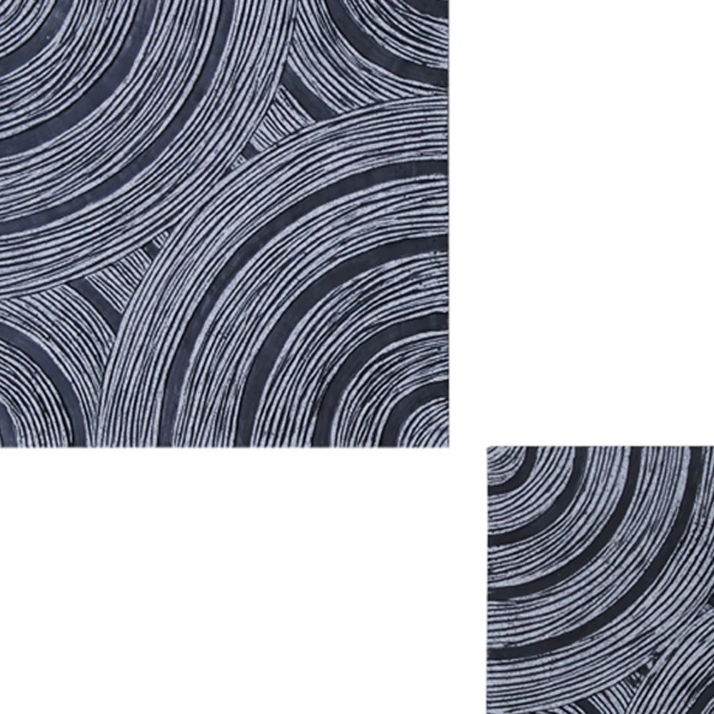 Gray Lined, Square - Wall Decor By Homeroots - Image 2