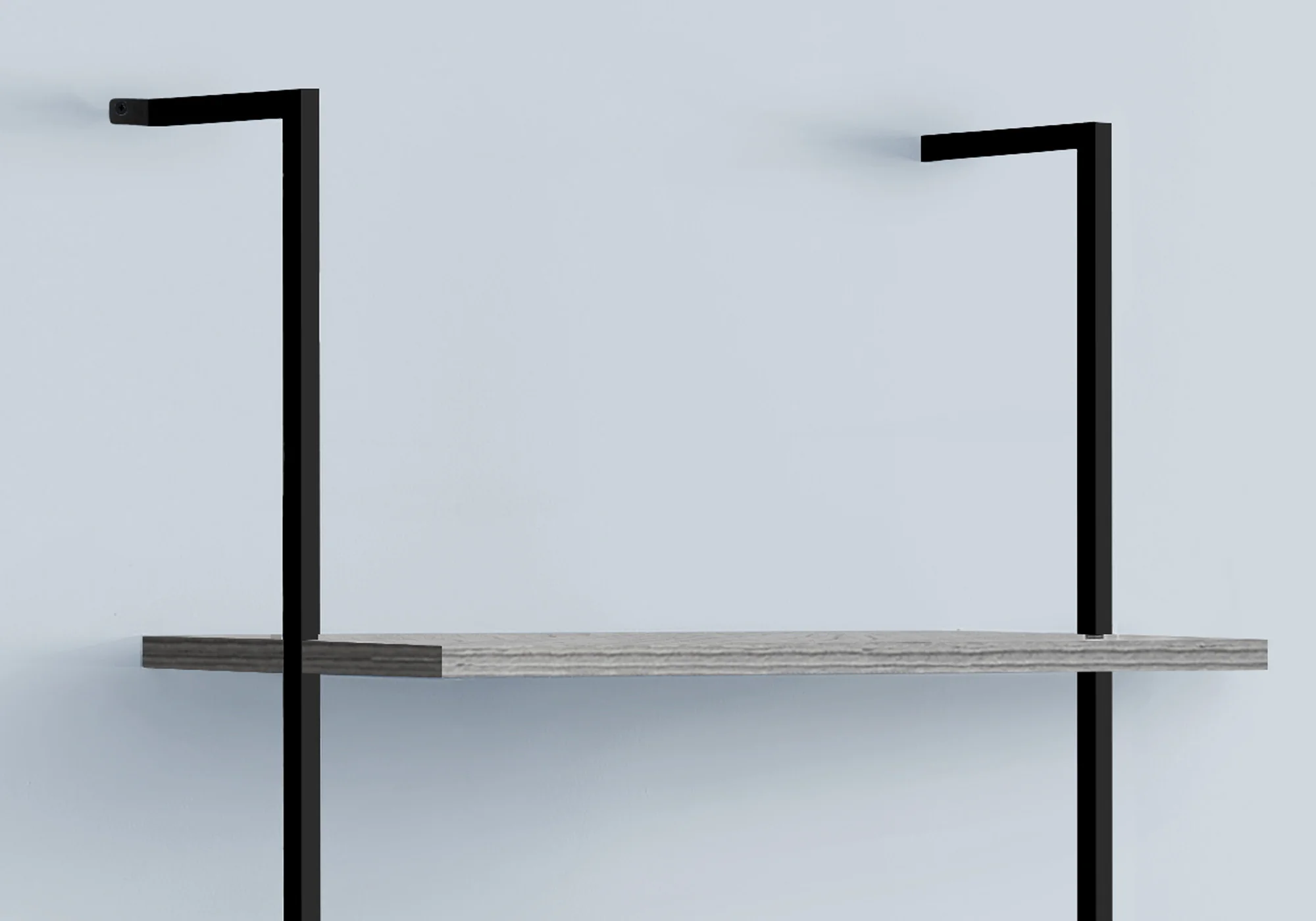 Gray Metal Five Tier Bookcase By Homeroots - Image 6
