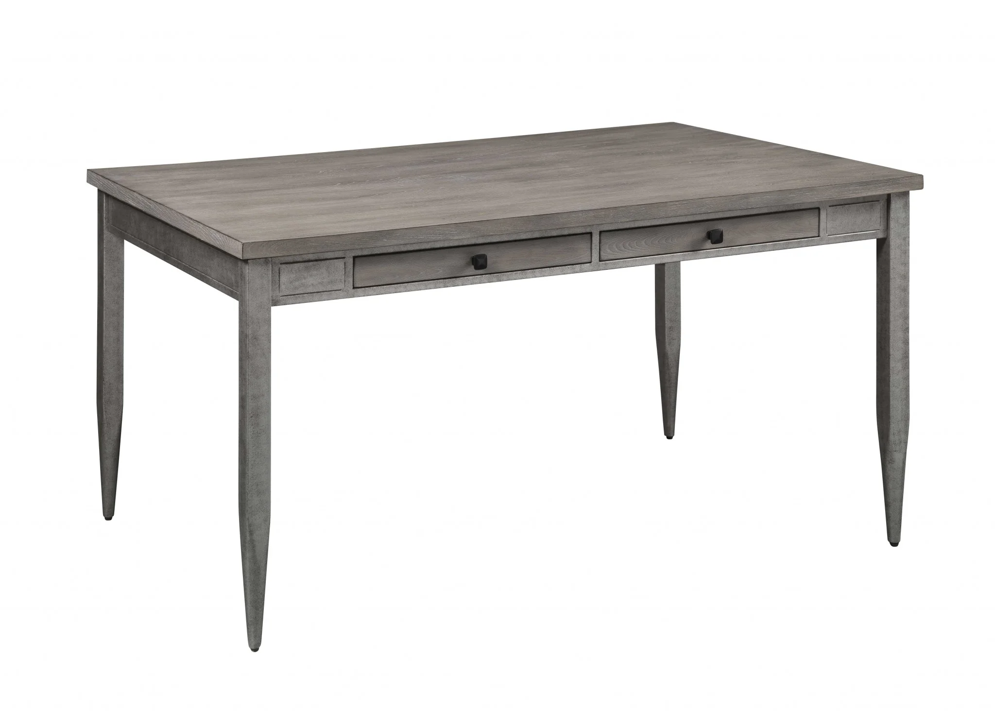 Gray Oak And Antique Gray Dining Table By Homeroots - Image 2