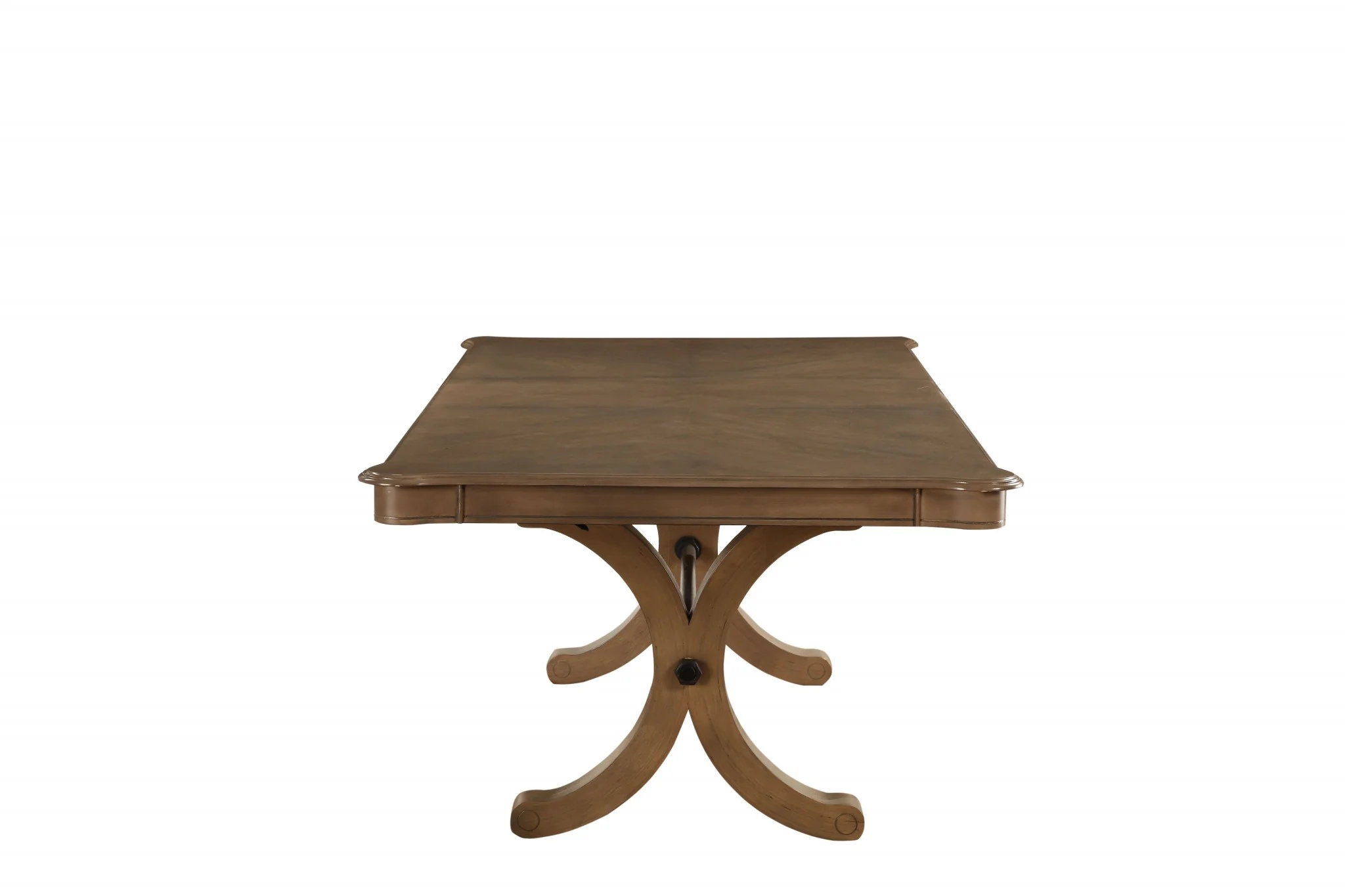 Gray Oak Dining Table By Homeroots - Image 3