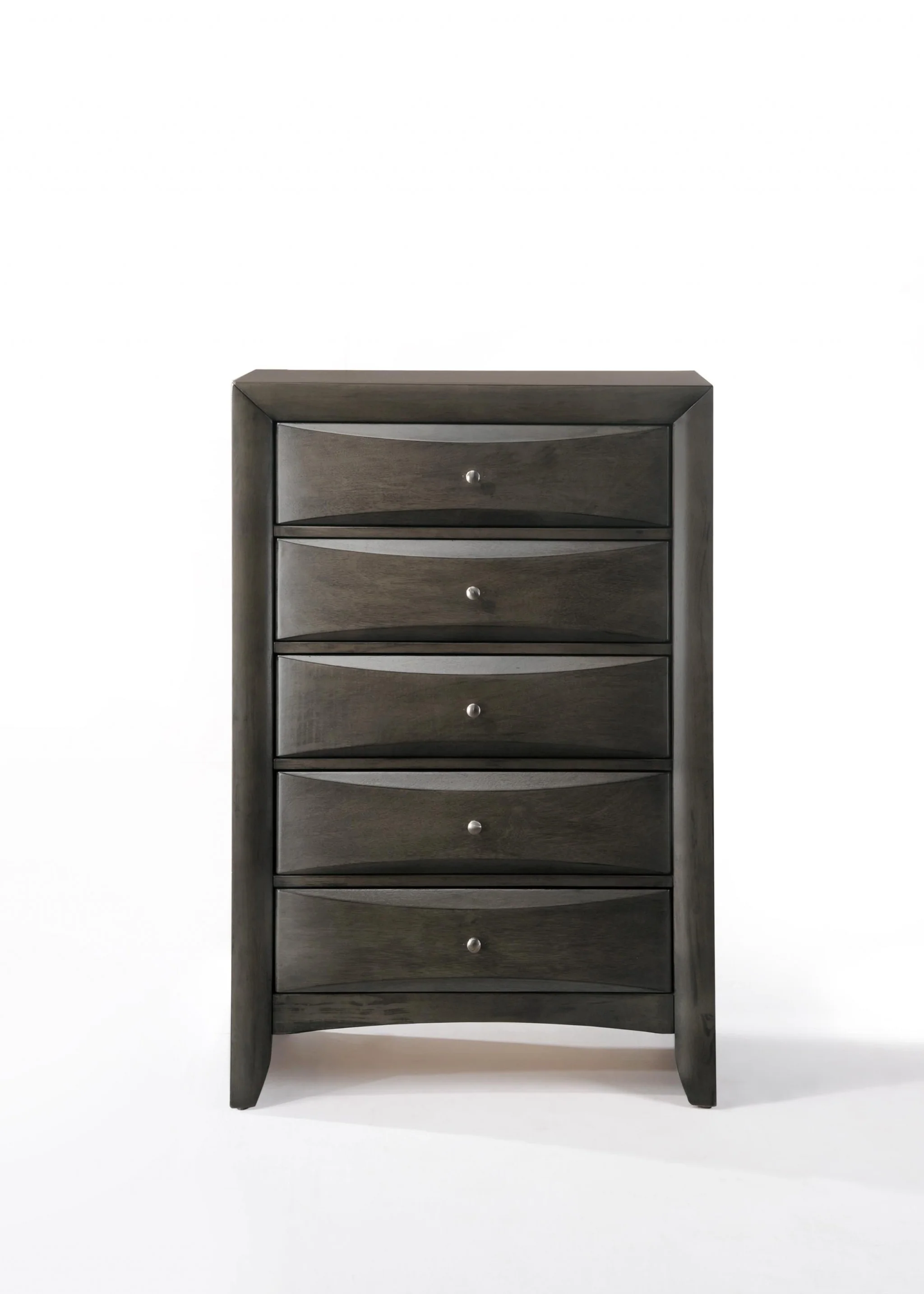 Gray Oak Rubber Wood Chest By Homeroots - Image 3