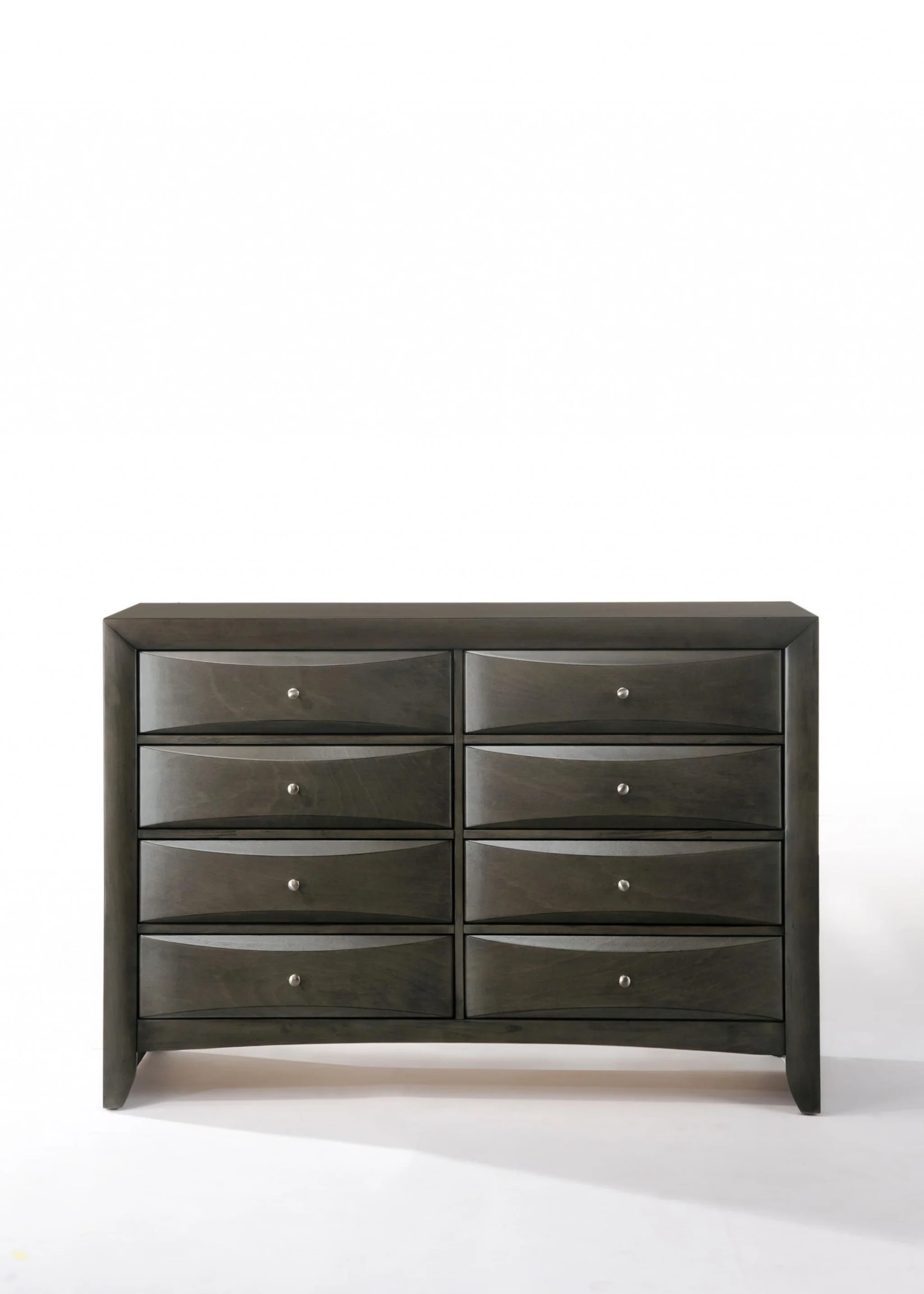 Gray Oak Rubber Wood Dresser By Homeroots - Image 2
