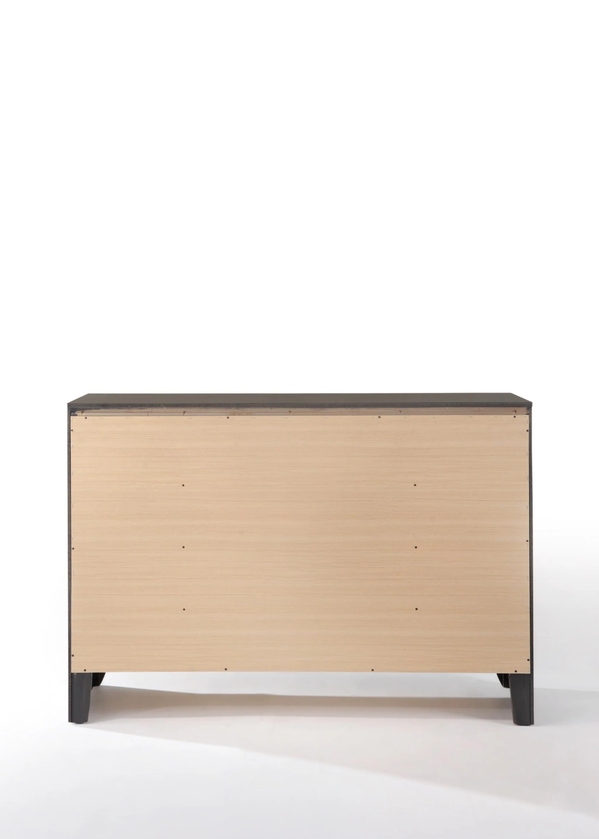 Gray Oak Rubber Wood Dresser By Homeroots - Image 4