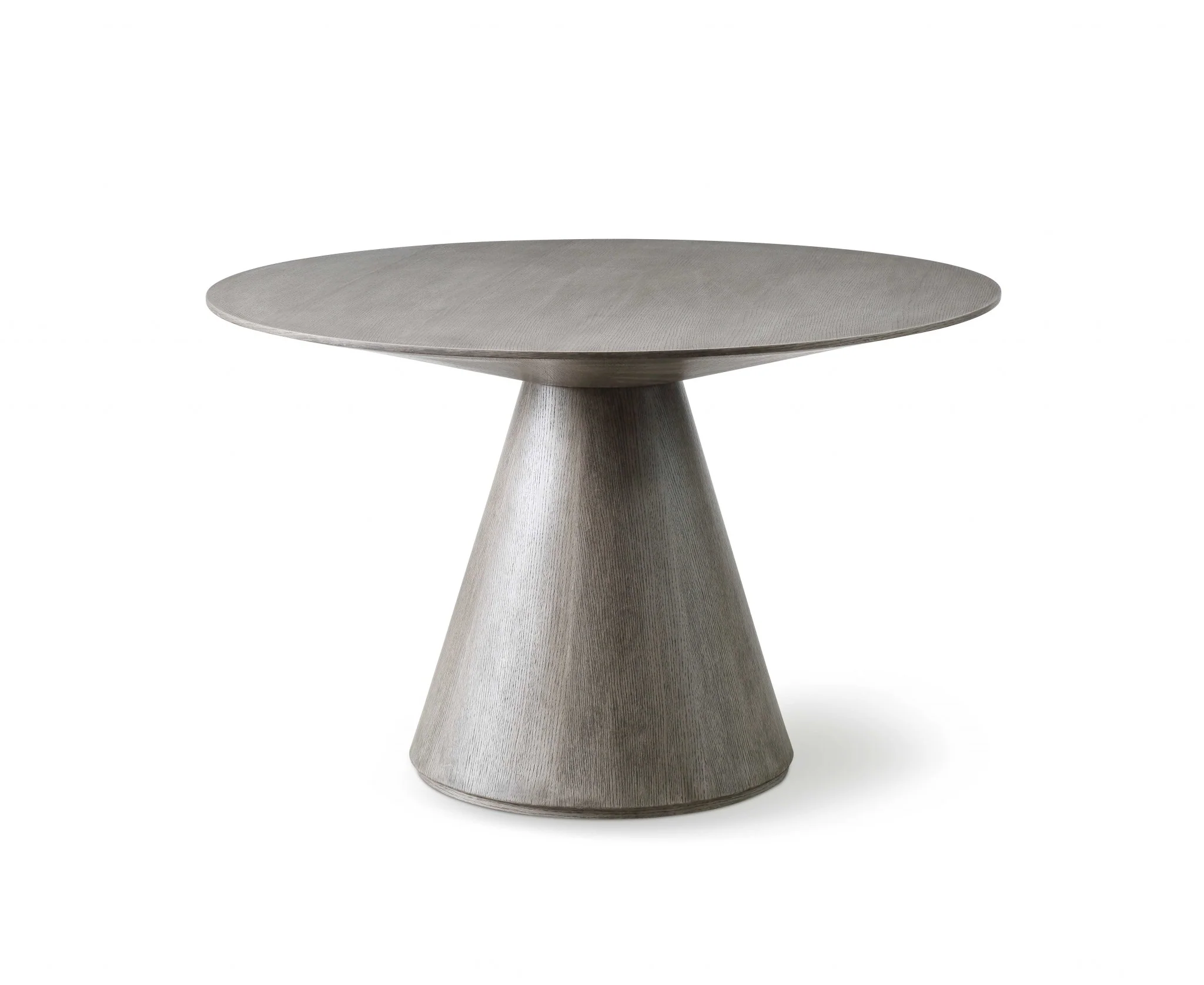 Gray Oak Veneer Dining Table By Homeroots - Image 2