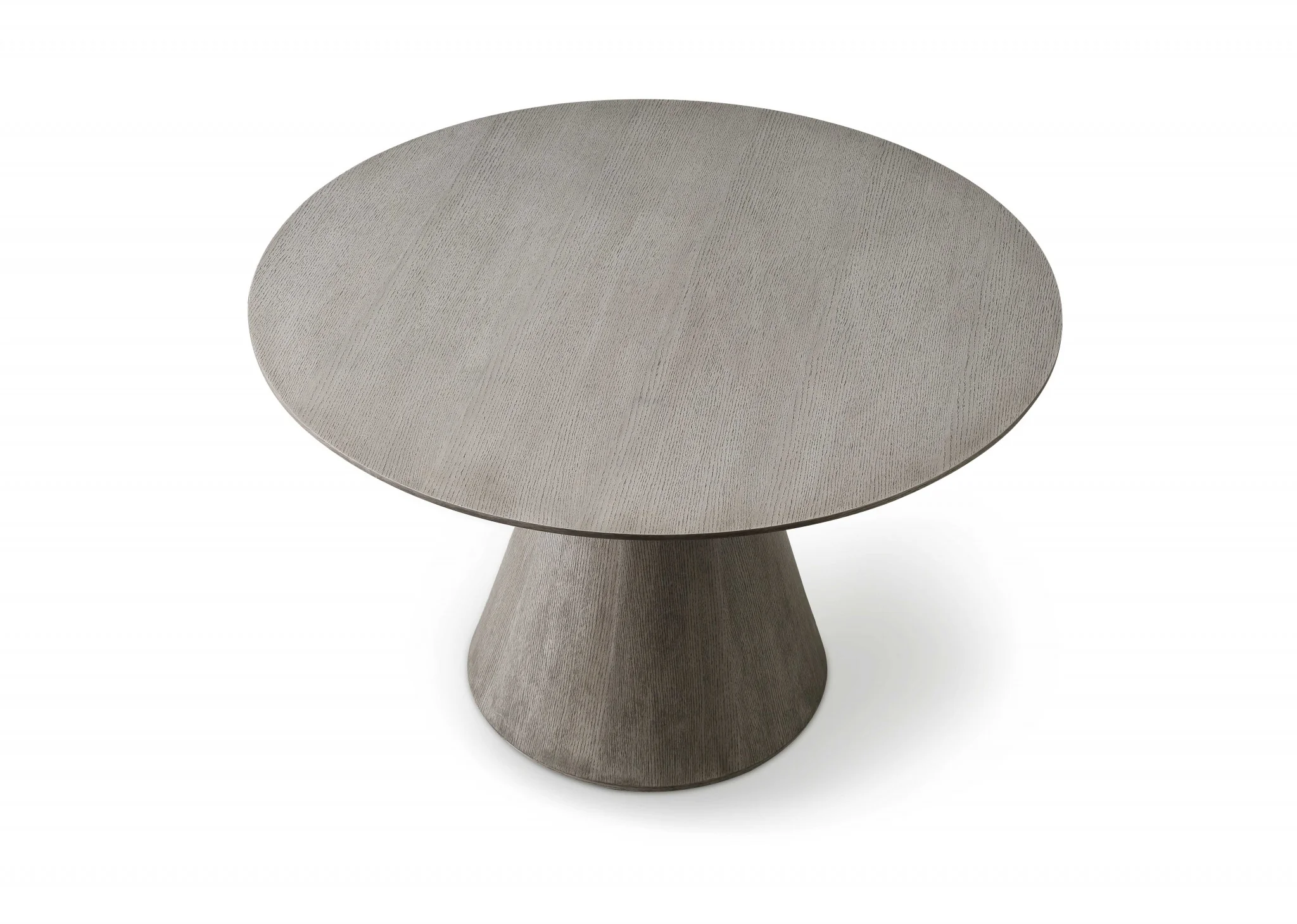 Gray Oak Veneer Dining Table By Homeroots - Image 3