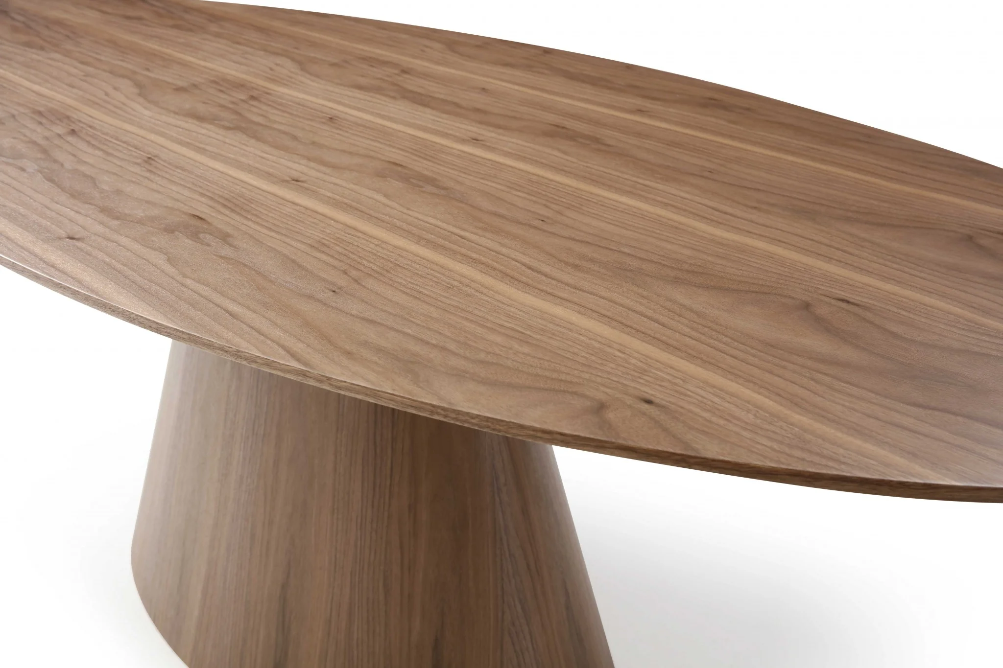 Gray Oak Veneer Oval Dining Table By Homeroots - Image 10