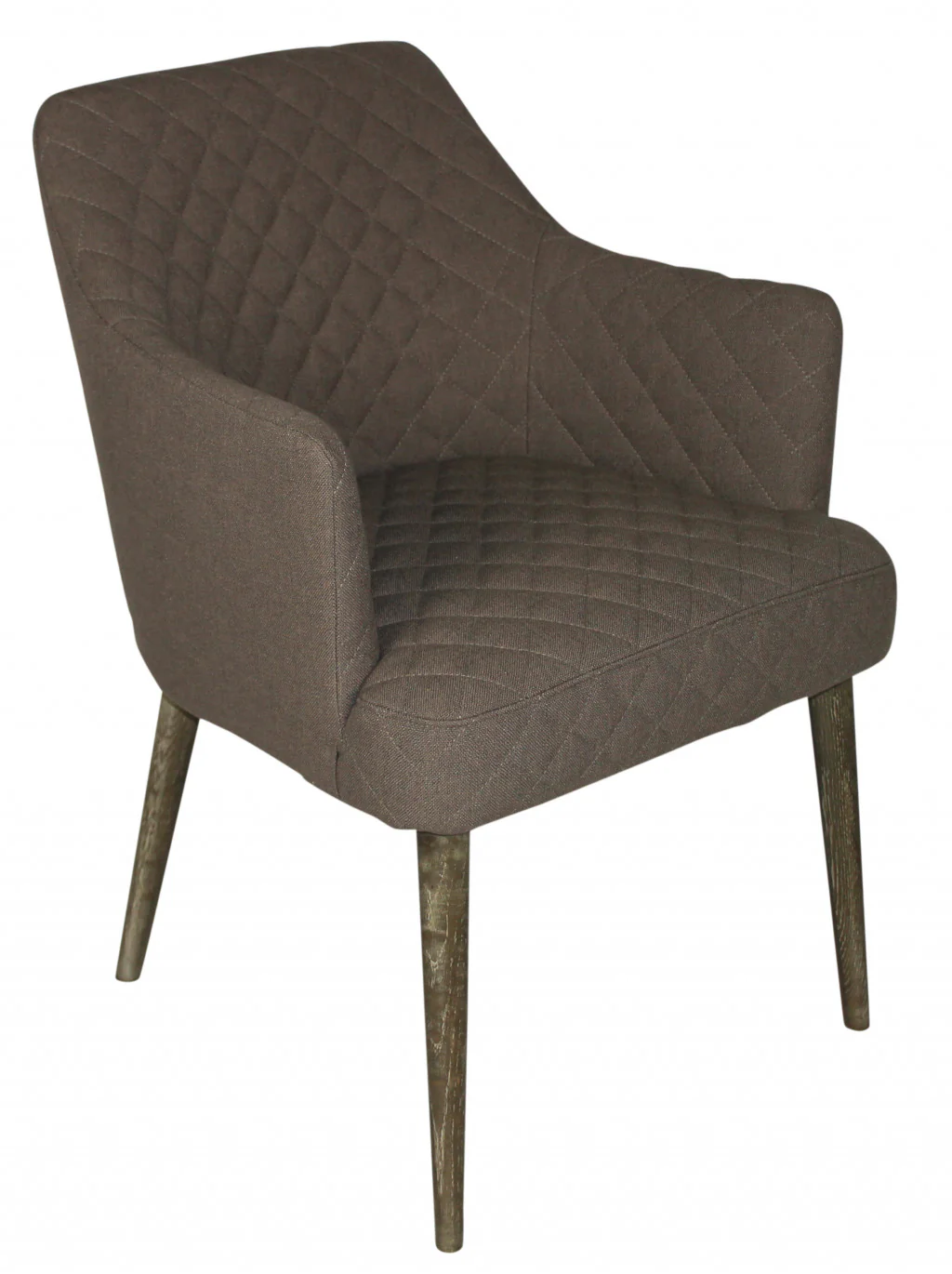 Gray Polyester Blend And Natural Solid Color Side Chair By Homeroots - Image 5