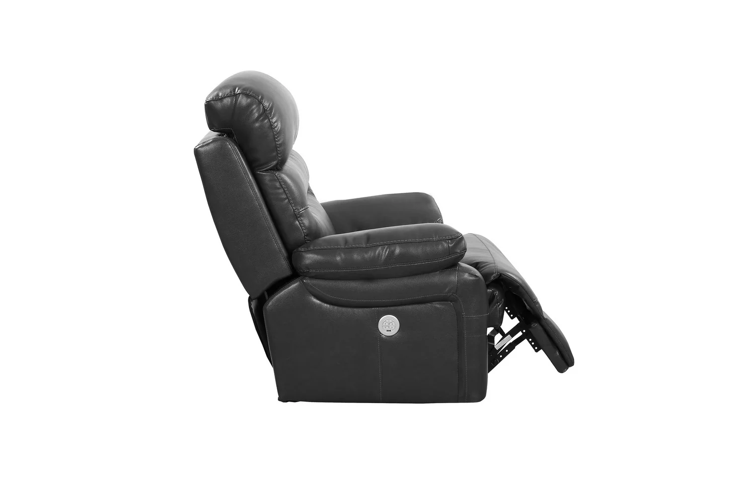 Gray Power Reclining Chair By Homeroots - 366318 - Image 4