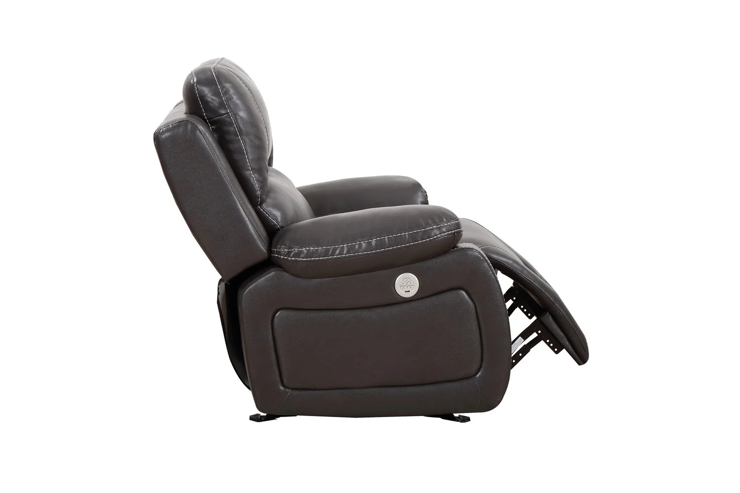 Gray Power Reclining Chair By Homeroots - 366343 - Image 4