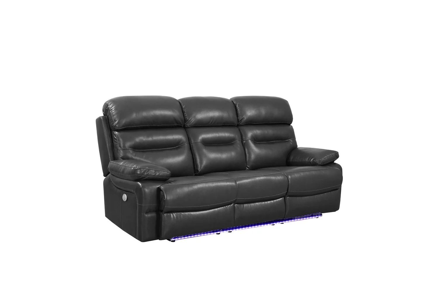 Gray Power Reclining Sofa By Homeroots - 366316 - Image 2