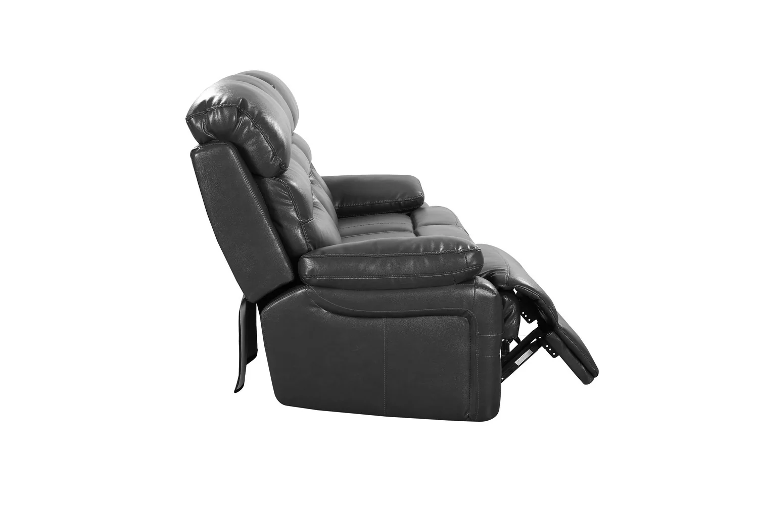 Gray Power Reclining Sofa By Homeroots - 366316 - Image 3