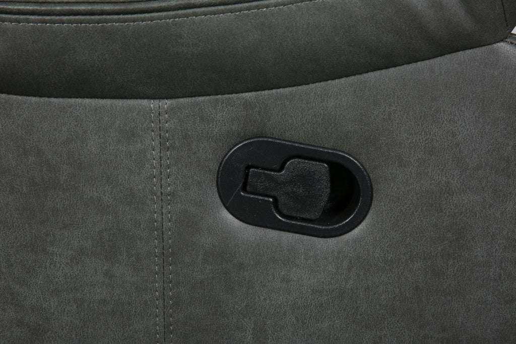 Gray Reclining Sectional By Homeroots - Image 5