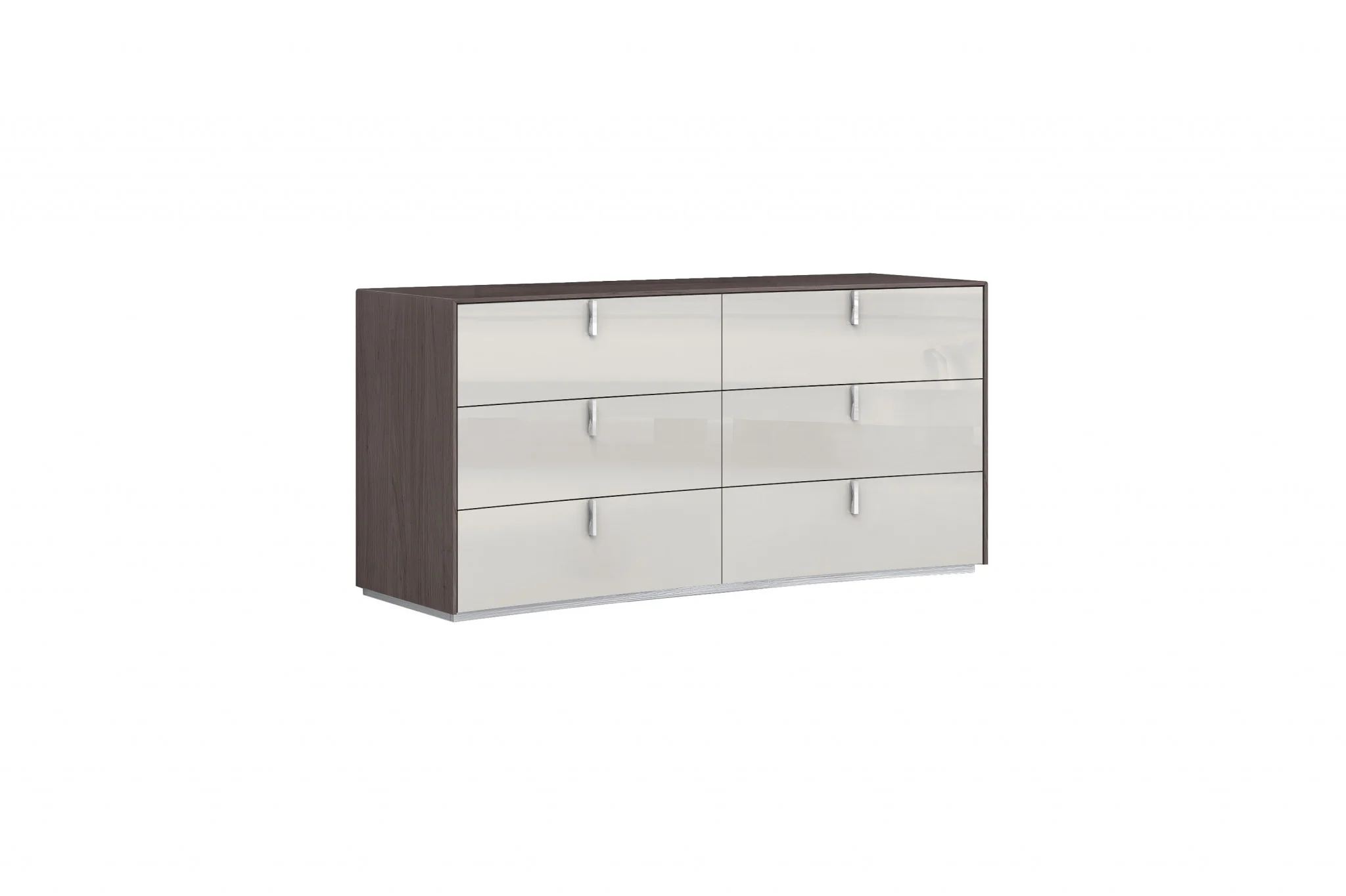 Gray Six Drawer Double Dresser By Homeroots - Image 2