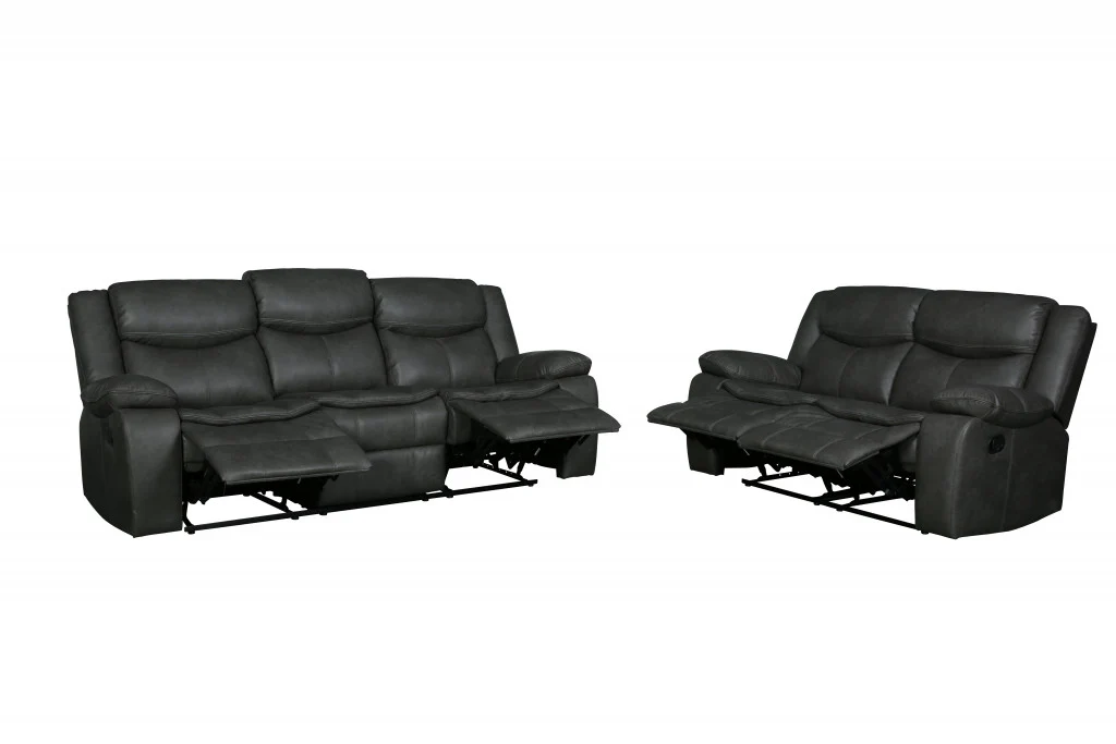 Gray Sofa Love By Homeroots - 366302 - Image 2
