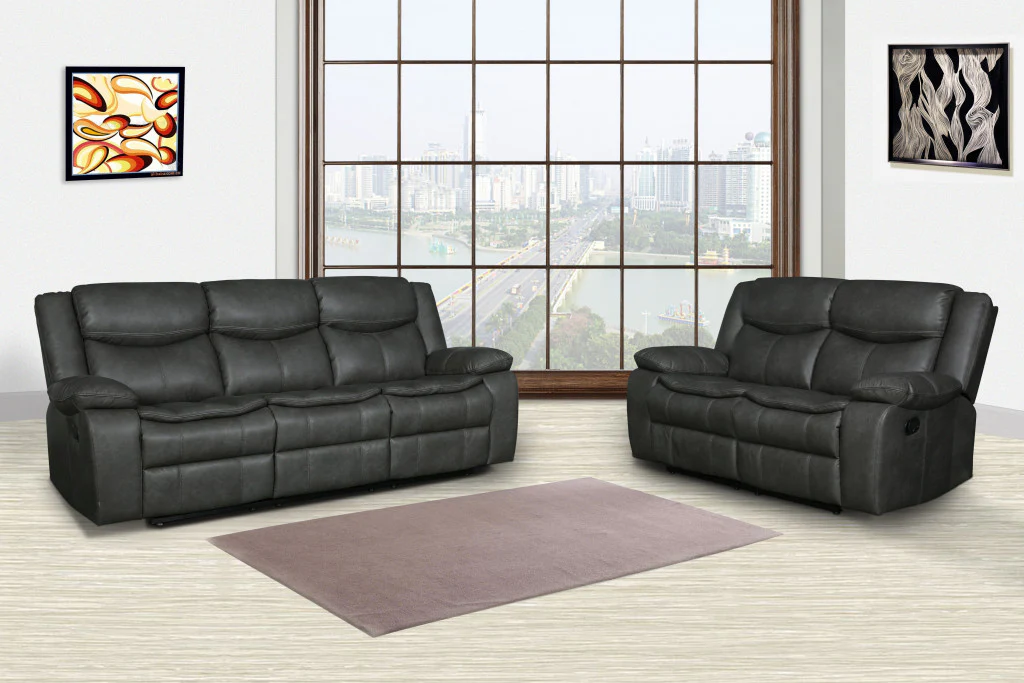 Gray Sofa Love By Homeroots - 366302 - Image 3