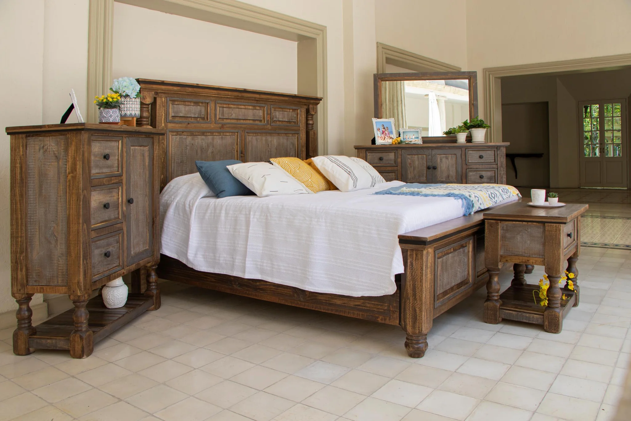 Gray Solid Wood Six Drawer Triple Dresser By Homeroots - Image 5