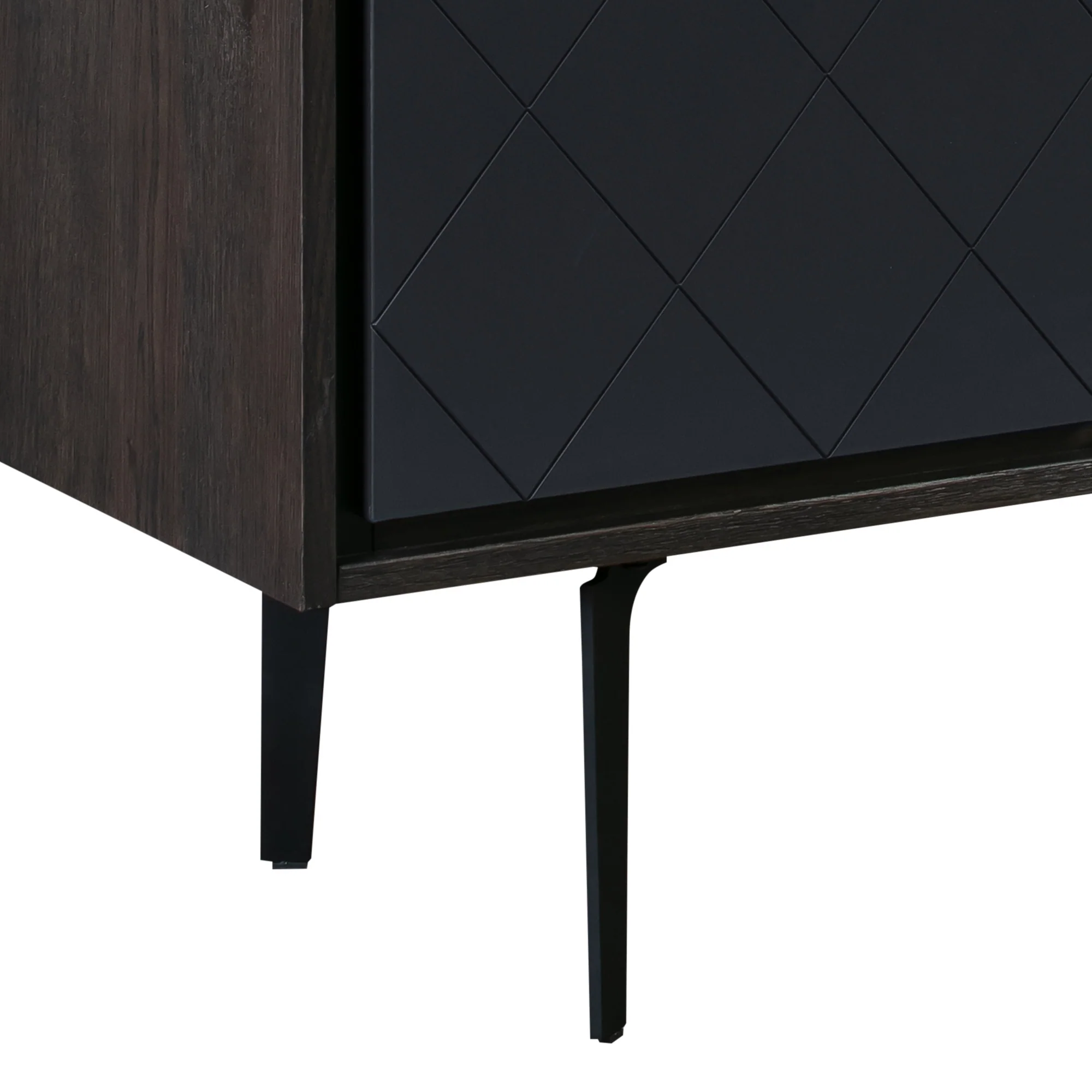 Gray Solid Wood Three Drawer Dresser By Homeroots - Image 8